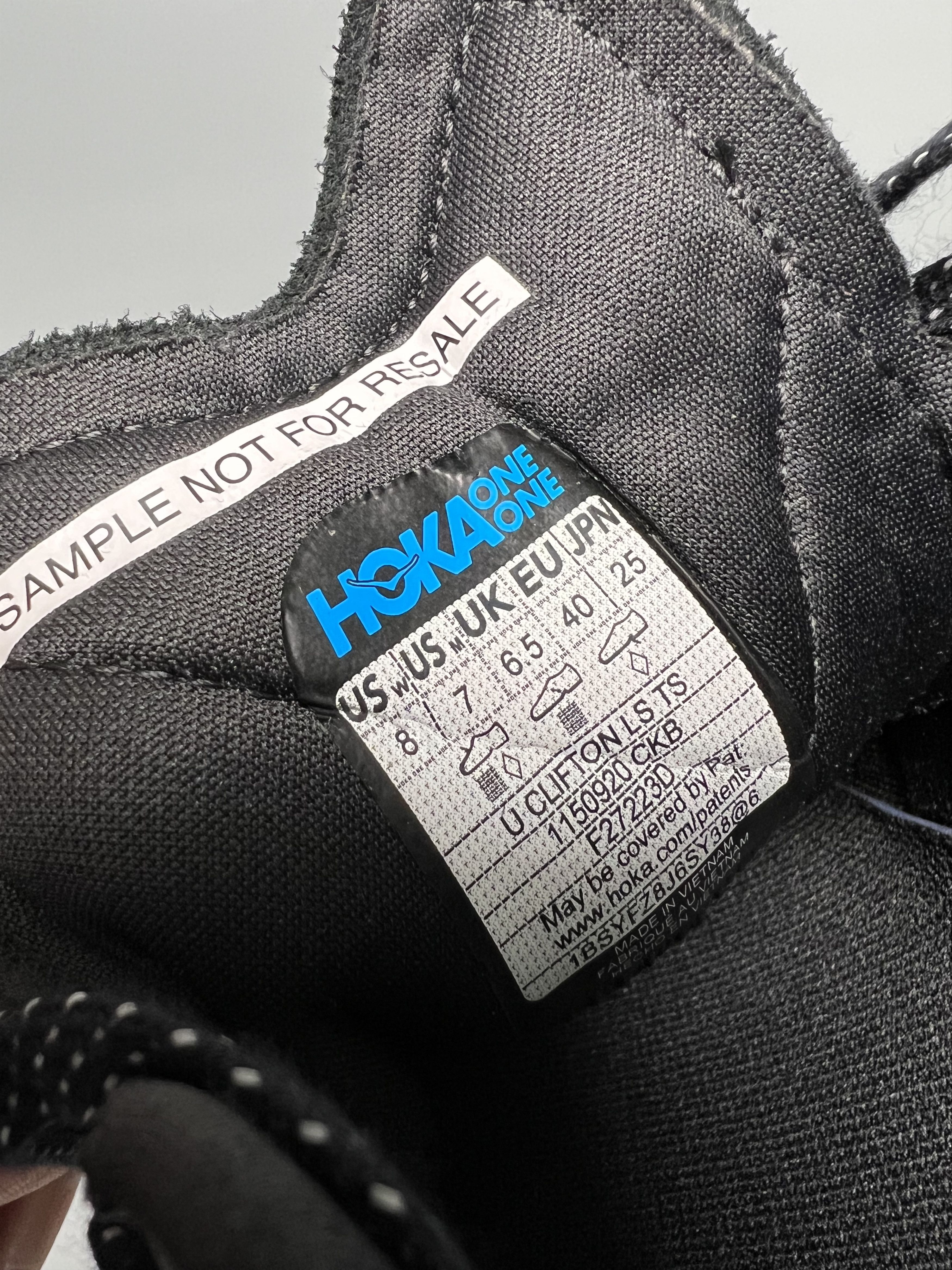 Hoka Hoka One One U Clifton LS 'Stealth Tech Pack' Running Shoes Size US 7 / EU 40 - 17 Thumbnail