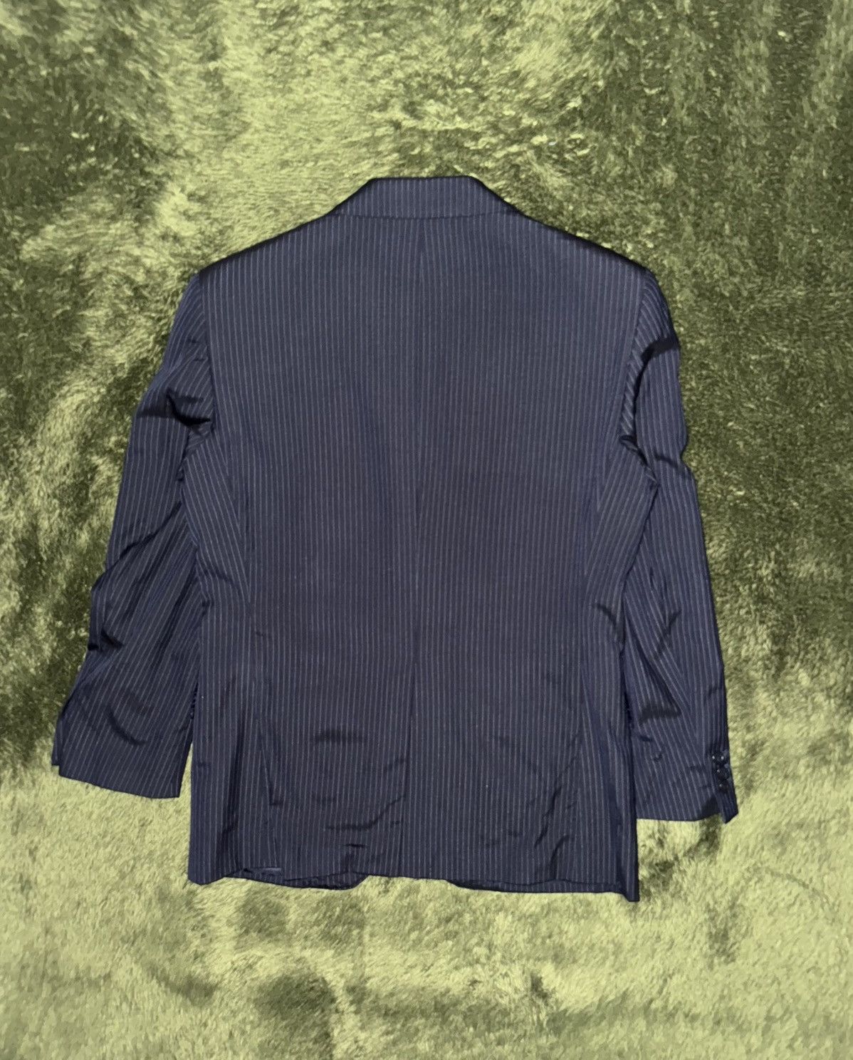 Ermenegildo Zegna Ermenegildo Zegna Japanese Tailor-Made Stripe Blazer Size 42R - 8 Thumbnail