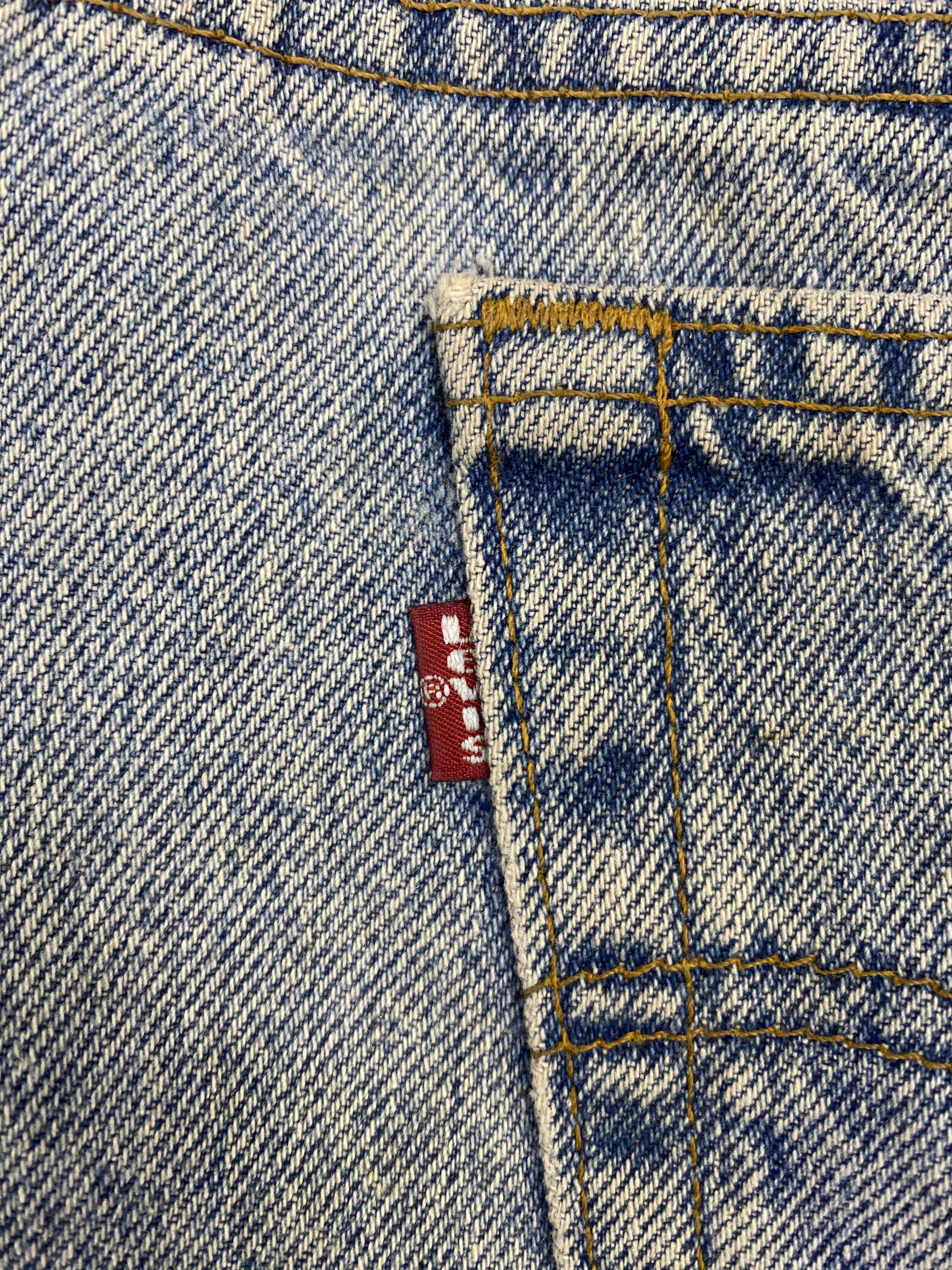 Levi's Vintage 90s Levis 545 Faded Blue Jeans S0038 Size US 39 - 6 Thumbnail