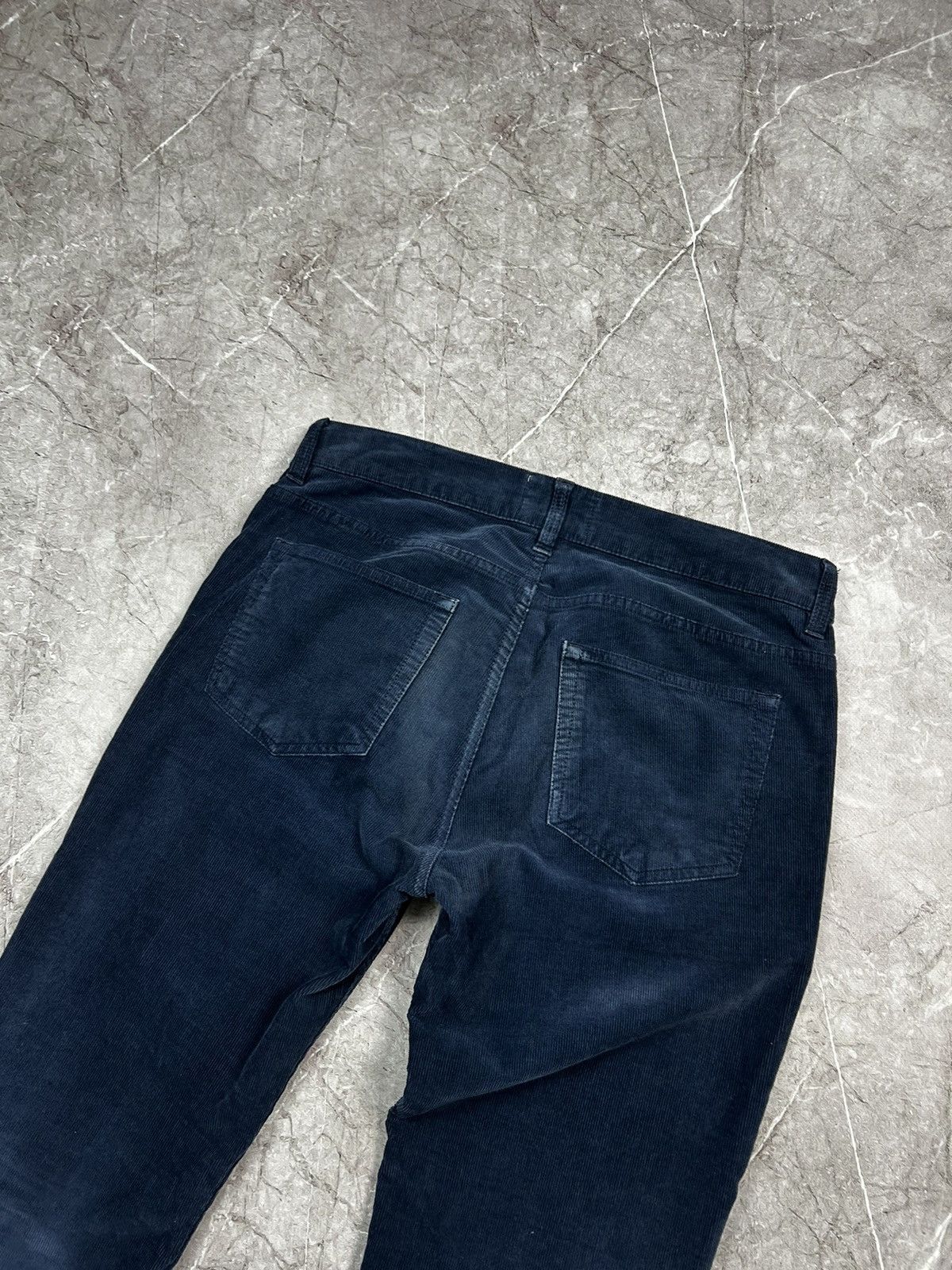 Acne Studios Acne Studios Skin 5 Cord Navy Velvet Courduroy Pants Size US 32 / EU 48 - 5 Thumbnail