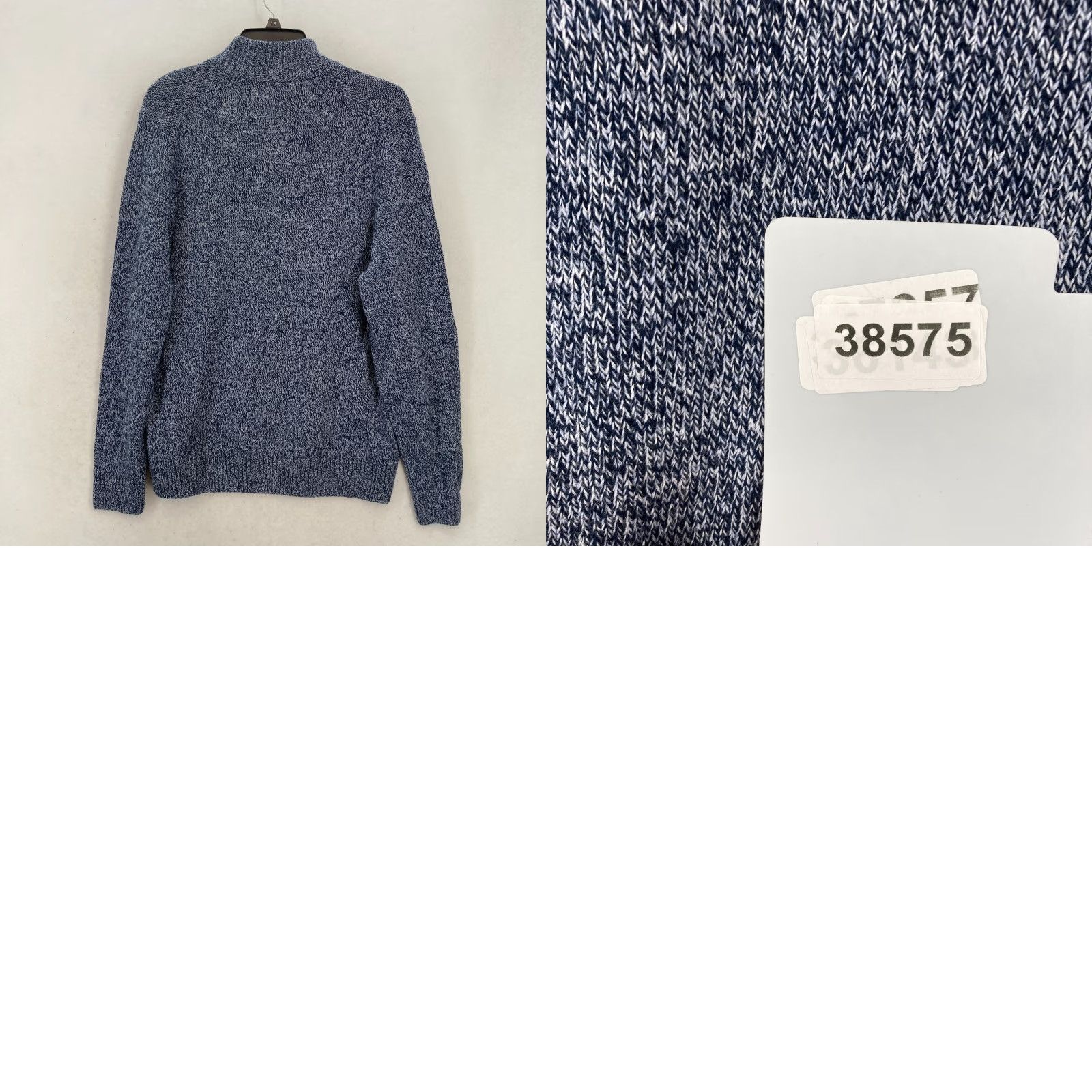 Vintage Sonoma The Supersoft Sweater Mens XL Blue Knit 1/4 Zip Pullover Casual Preppy Sweater Size US XL / EU 56 / 4 - 9 Thumbnail