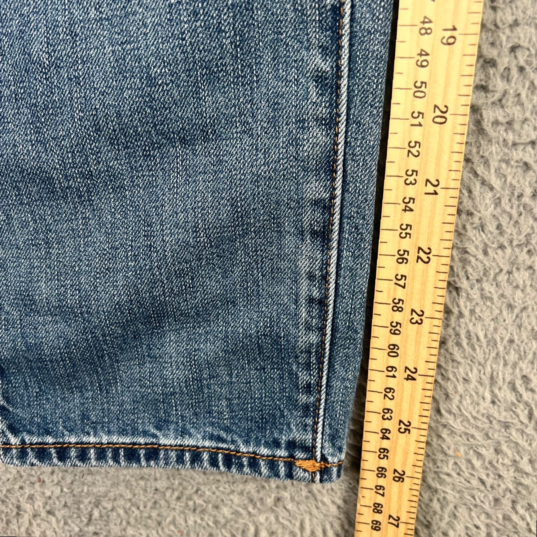 American Eagle Outfitters AMERICAN EAGLE Jeans Womens 8 Blue Cropped Destroyed Button Fly Size 30" / US 8 / IT 44 - 5 Thumbnail