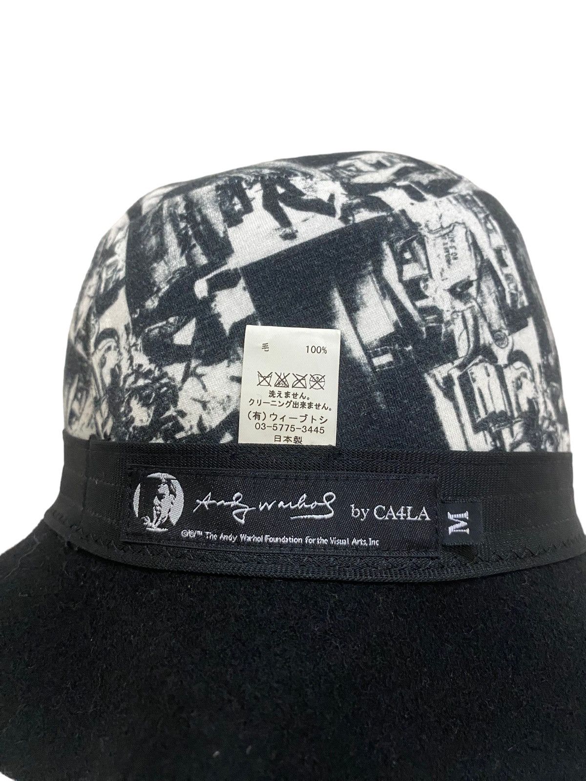 Andy Warhol × CA4LA Philip Treacy Bucket Hat by Andy Warhol Size ONE SIZE - 9 Thumbnail