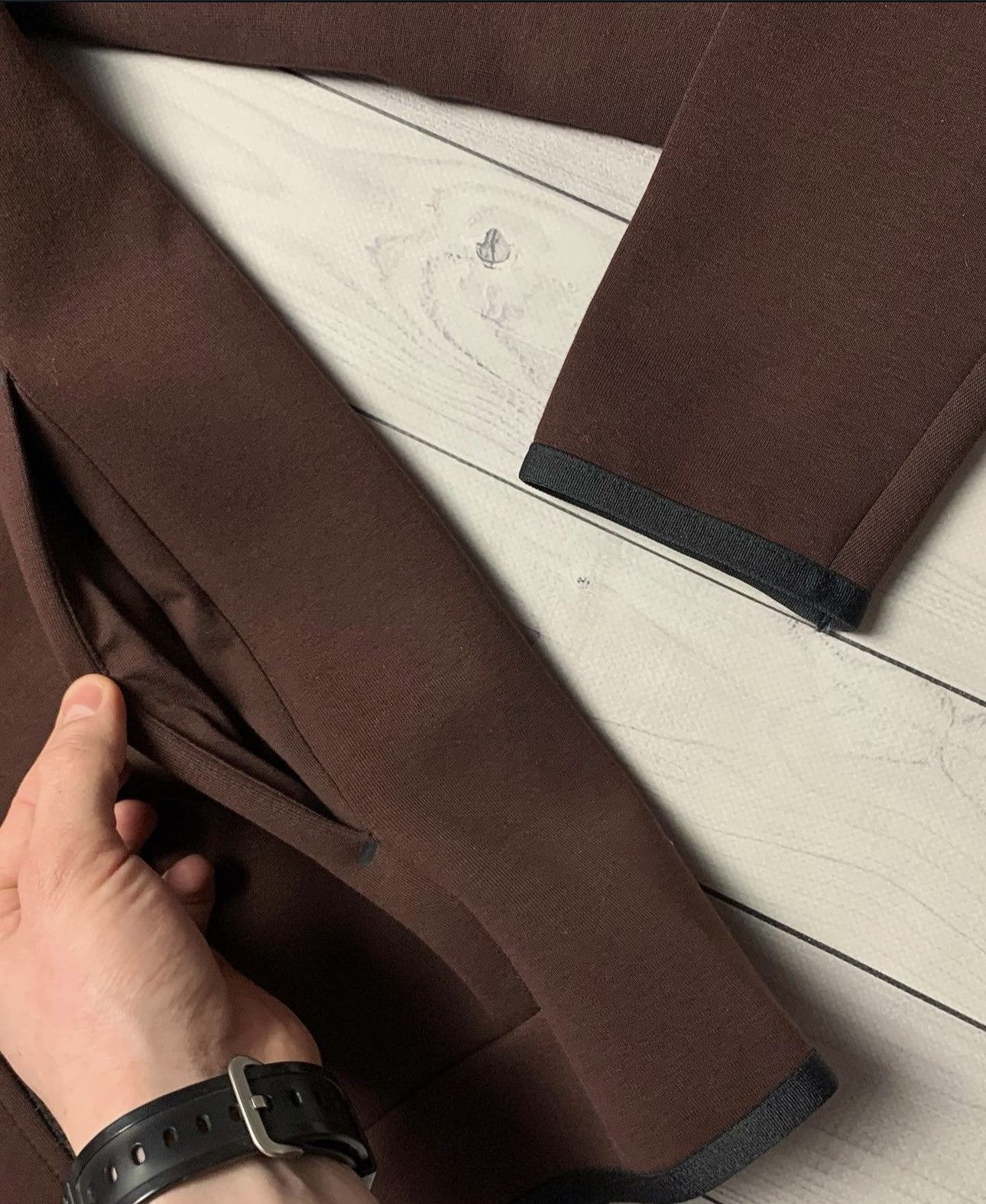 Nike Nike tech fleece drill zip hoodie size M brown Size US M / EU 48-50 / 2 - 6 Thumbnail