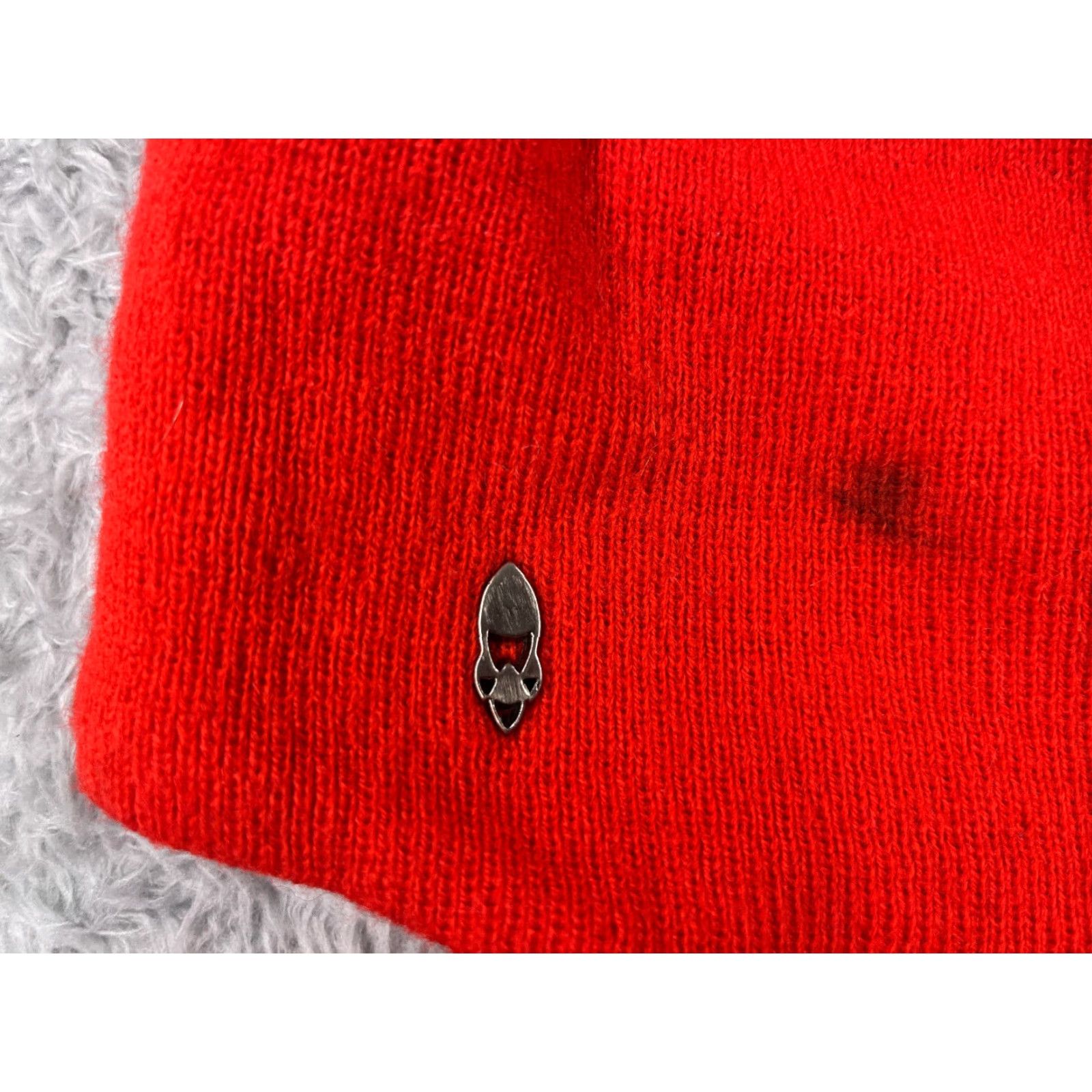 Logo 7 Ignite Beanie Hat Adult One Size Red Logo Acrylic Ear Flaps Pom Adjustable Unisex Outdoors Winter Ski 90s Theme Mens Womens Size ONE SIZE - 3 Thumbnail