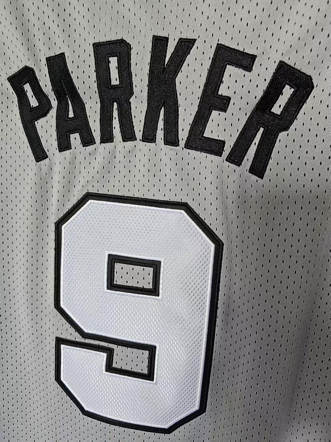 NBA Tony Parker Jersey San Antonio Spurs 9 Double Stitched Size US XL / EU 56 / 4 - 5 Thumbnail