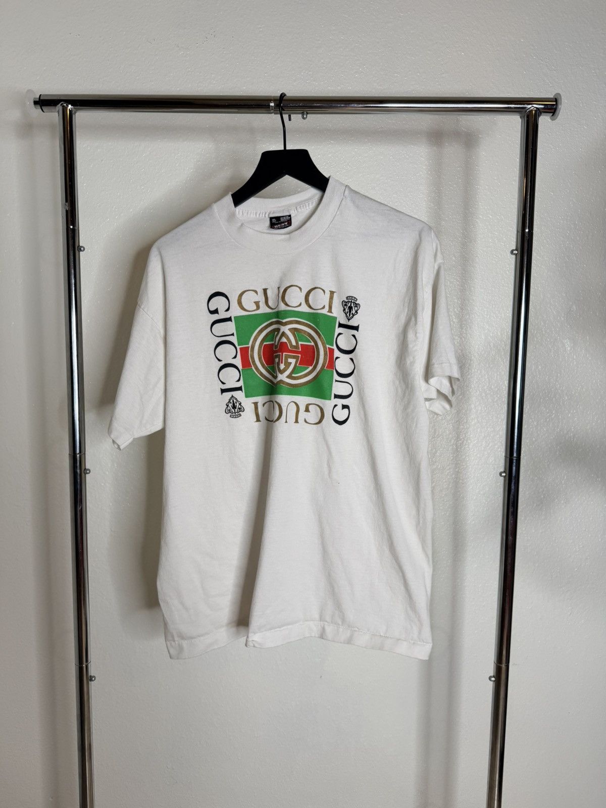 Fruit Of The Loom Gucci BOOTLEG vintage shirt Size US XL / EU 56 / 4 - 1 Thumbnail
