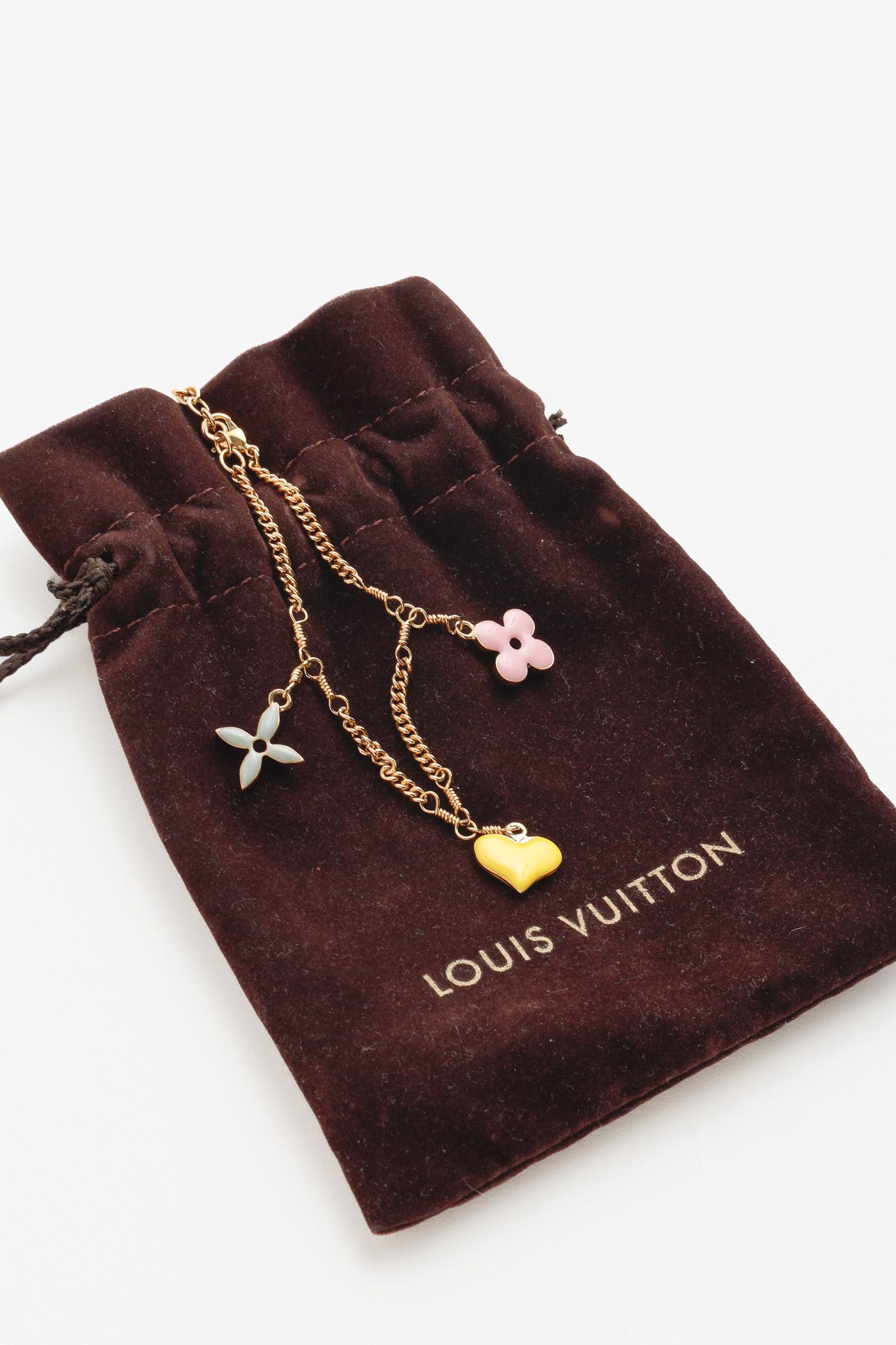 Louis Vuitton Louis Vuitton Sweet Monogram Gold-Tone Charm Bracelet Size ONE SIZE - 5 Thumbnail