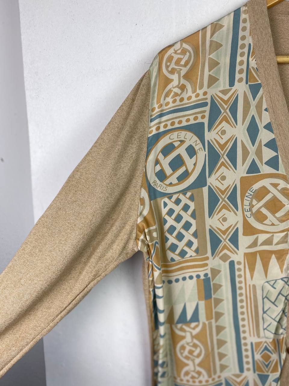 Celine vintage celine rayon cardigan nice design Size US L / EU 52-54 / 3 - 4 Thumbnail