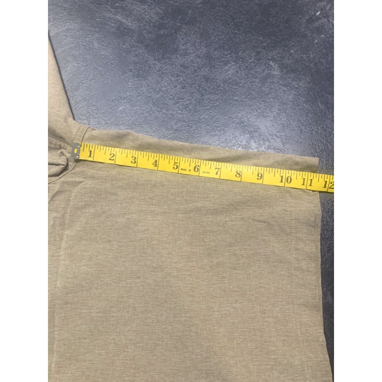 Vintage 32 Degrees Men's Khaki Shorts Size 34 Waist Regular Fit Stretch Chino Performance Golf Walking Beige Size US 34 / EU 50 - 7 Thumbnail