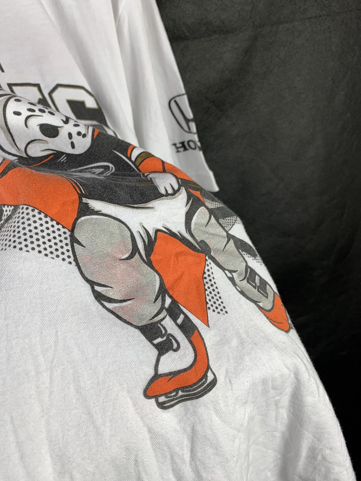 NHL Steals! Anaheim Ducks NHL Honda Sponsored Tee Size US XL / EU 56 / 4 - 3 Thumbnail