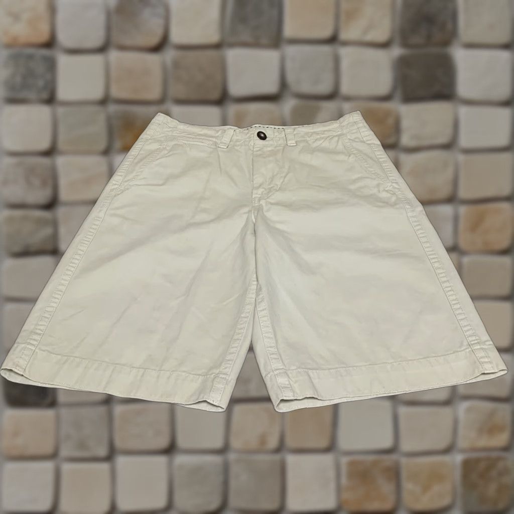 American Eagle Outfitters VINTAGE American Eagle Chino Shorts Mens Regular 33 Beige 11in Inseam Beach Classic Khaki Long Length Size US 33 - 1 Thumbnail