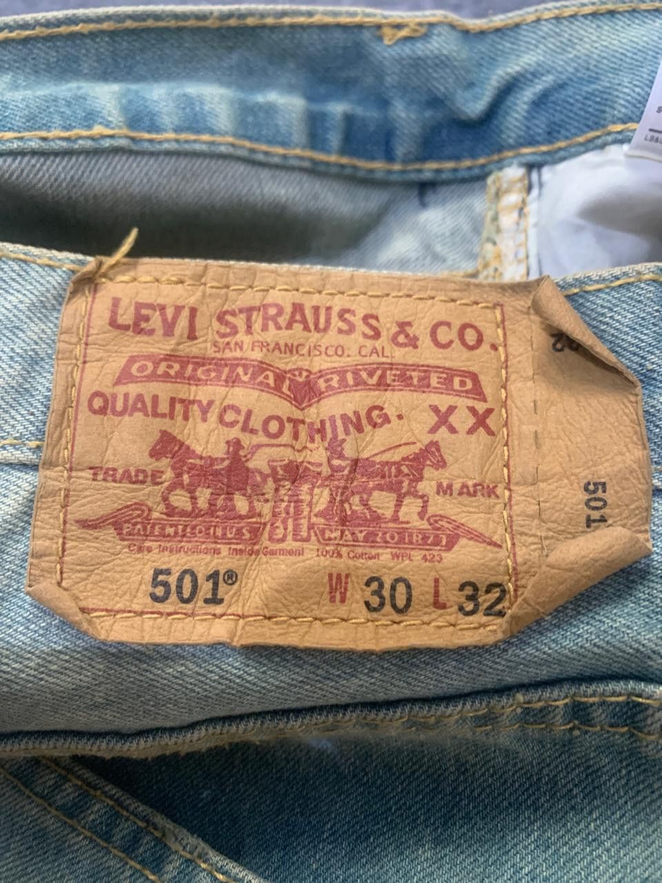 Levi's Denim pants Levis 501 Size US 30 / EU 46 - 6 Thumbnail