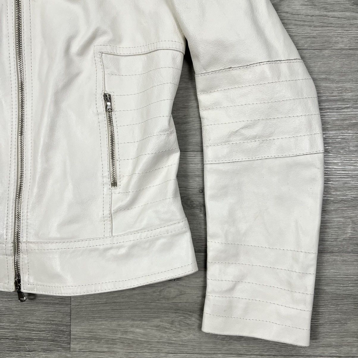 Other XETRA Italy Creamy Lambskin Leather Moto Jacket Women’s Sz M Size M / US 6-8 / IT 42-44 - 4 Thumbnail
