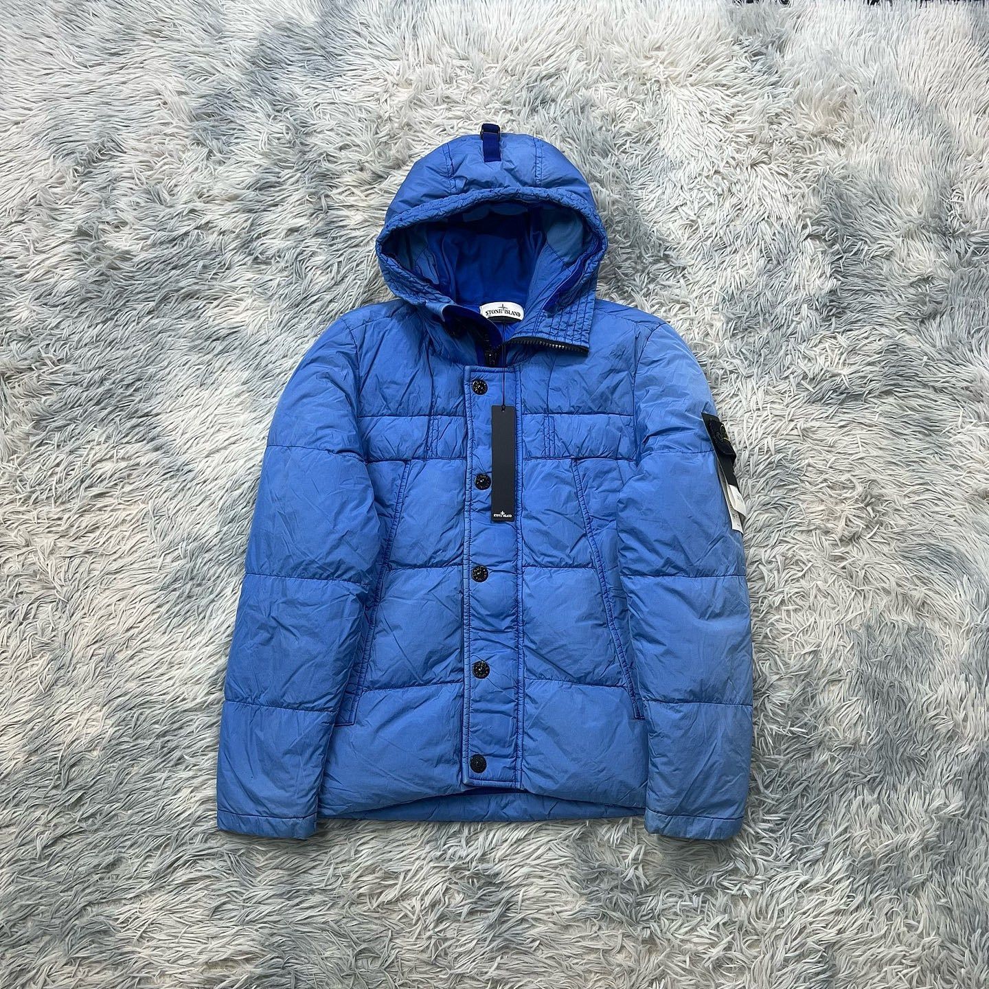 Stone Island × Vintage 2010 ARCHIVE STONE ISLAND NAVY GOOSE DOWN