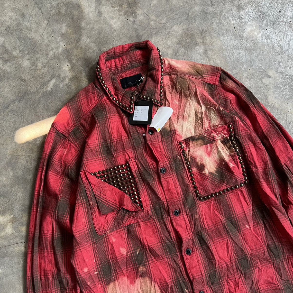 Le Grande Bleu (L.G.B.) 2000s Z.Vargas LGB Style Flannel Shirt Size US S / EU 44-46 / 1 - 3 Thumbnail