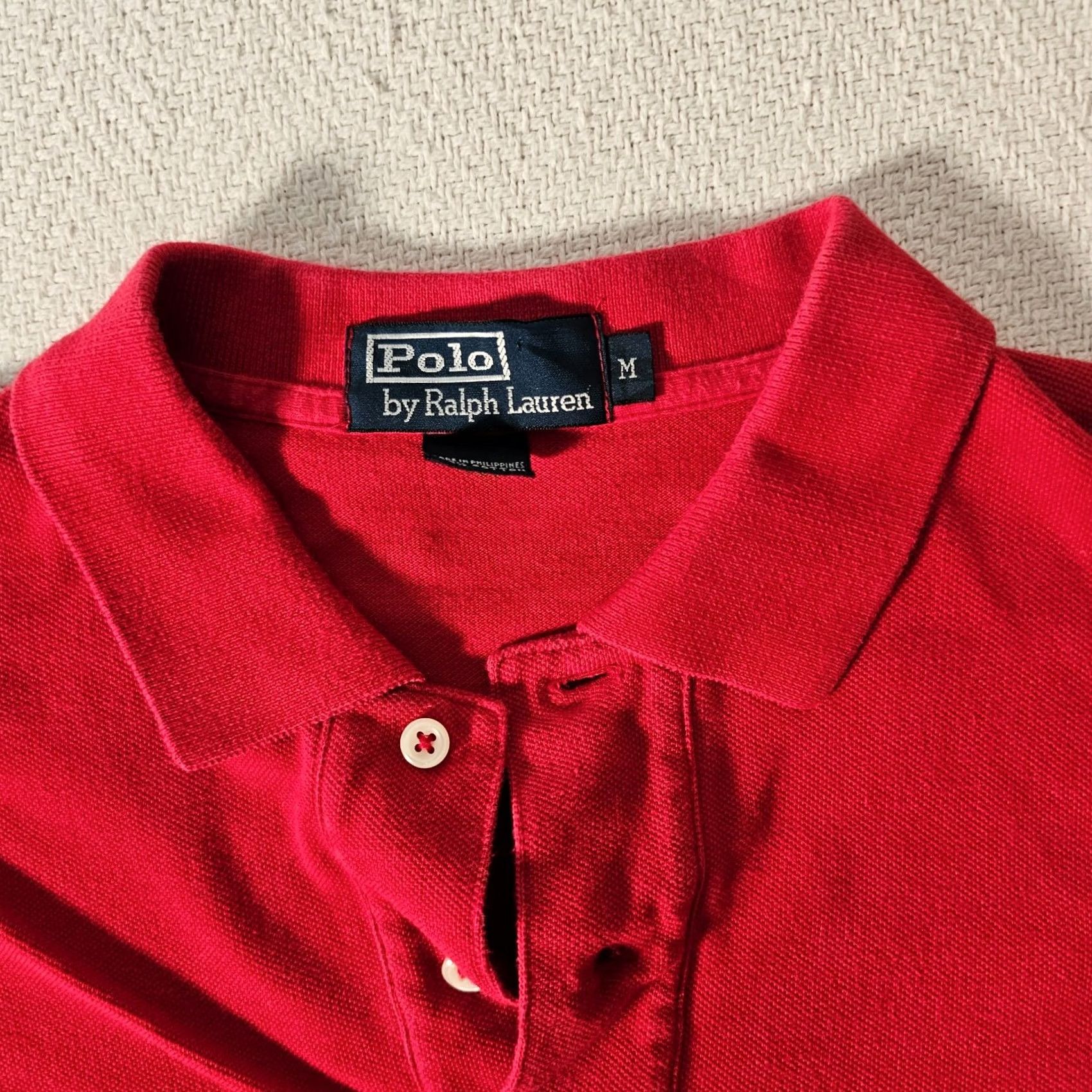 Ralph Lauren Polo Ralph Lauren Shirt Adult Medium Red Long Sleeve Golf Rugby Men's M Size US M / EU 48-50 / 2 - 2 Thumbnail