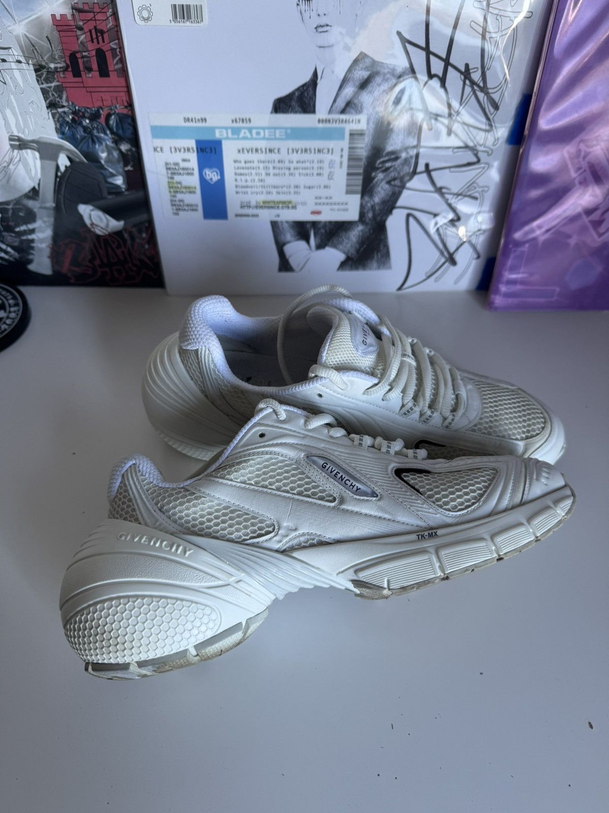 Givenchy Givenchy TK-MX White Sneakers Runners Luxury Designer Size US 9 / EU 42 - 8 Thumbnail
