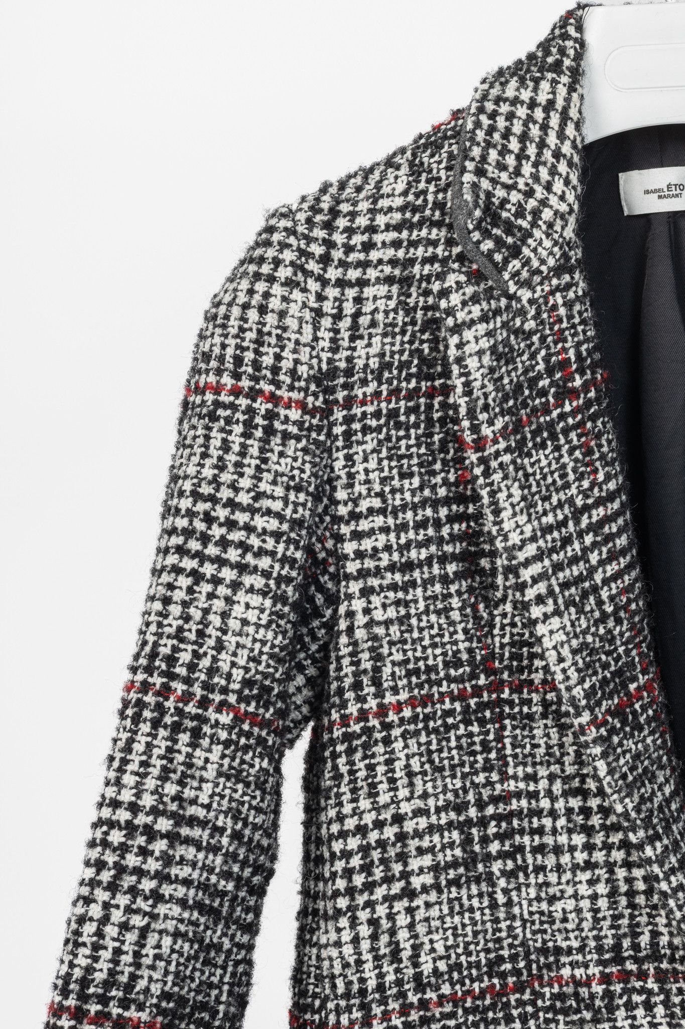 Isabel Marant Etoile Isabel Marant Etoile Ice Plaid Wool Tweed Blazer Size S / US 4 / IT 40 - 5 Thumbnail