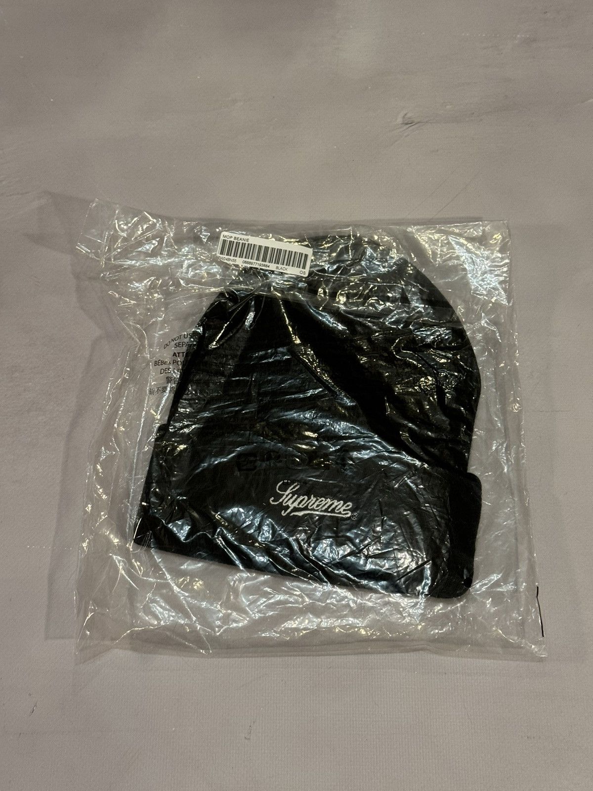 Supreme Fw24 Supreme M.O.P Beanie(Black/OS) Size ONE SIZE - 4 Thumbnail