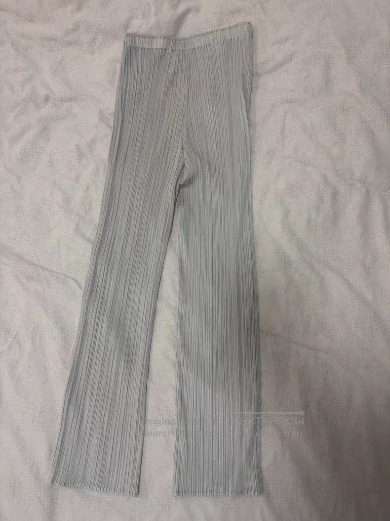 Issey Miyake Issey Miyake size:3 Straight Leg Pants Off White Size 31" - 2 Thumbnail