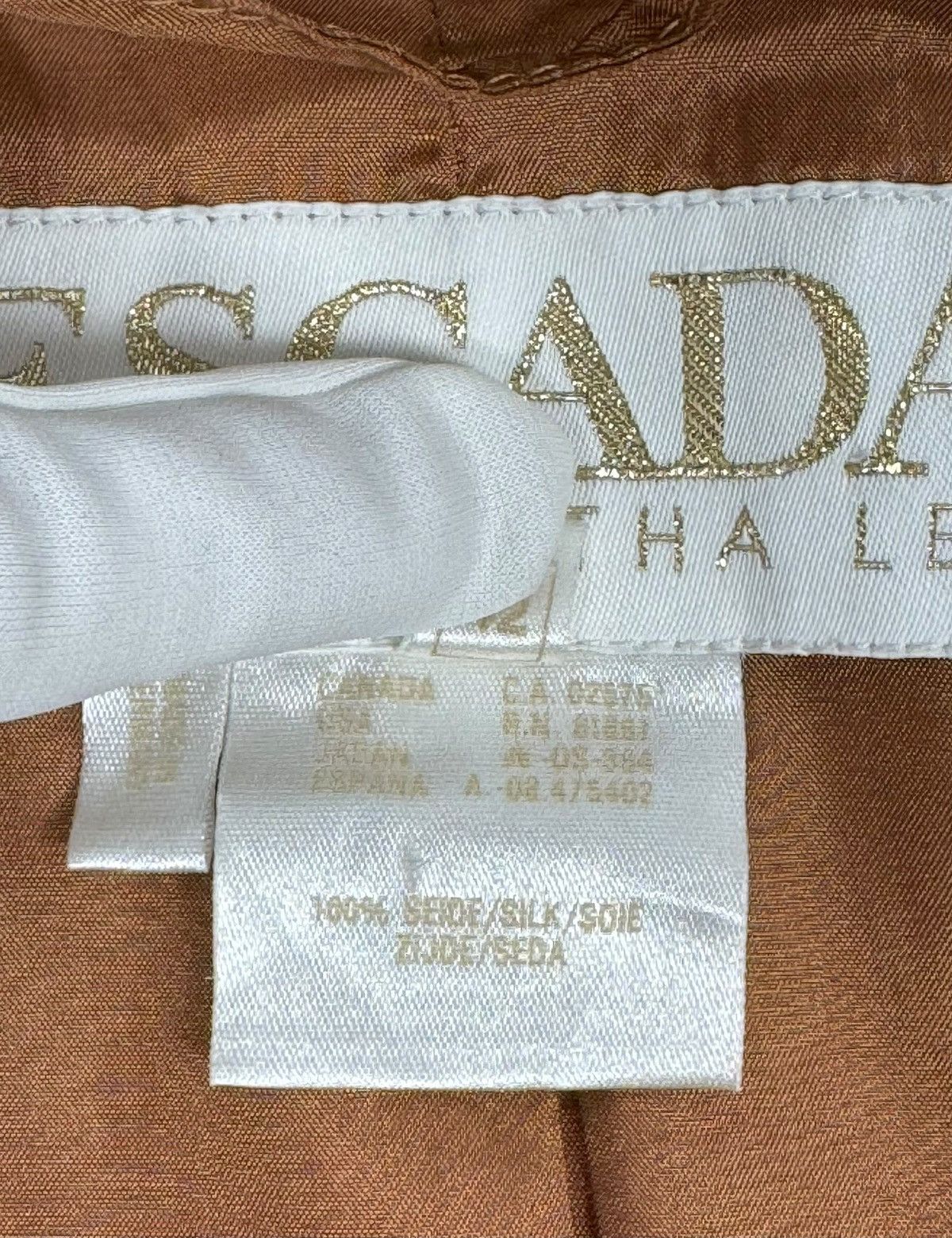 Escada × Vintage Escada Margaretha Ley Silk Blazer Floral Printed size 42 Size M / US 6-8 / IT 42-44 - 17 Thumbnail