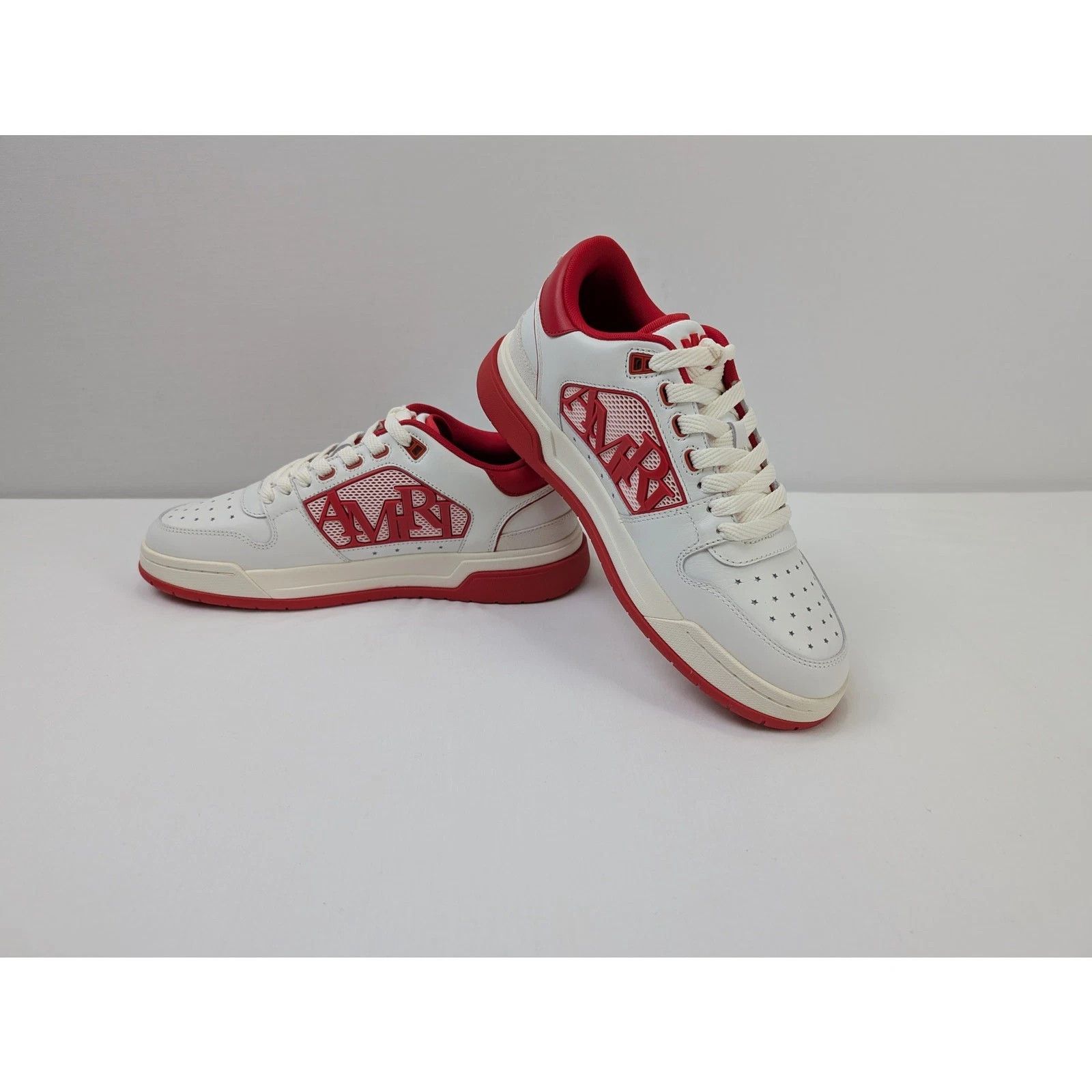 Amiri o1rshd1 Classic Low top Sneakers in White/Red Size US 10 / EU 43 - 12 Thumbnail