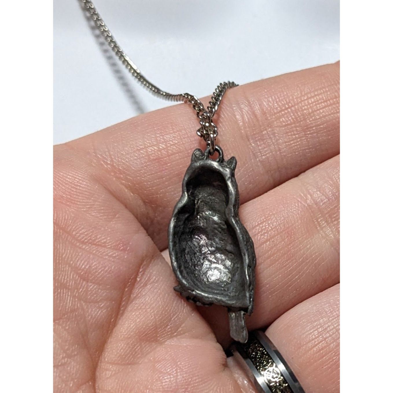 Other Vintage Minimalist Silver Owl Pendant Necklace Size ONE SIZE - 10 Thumbnail
