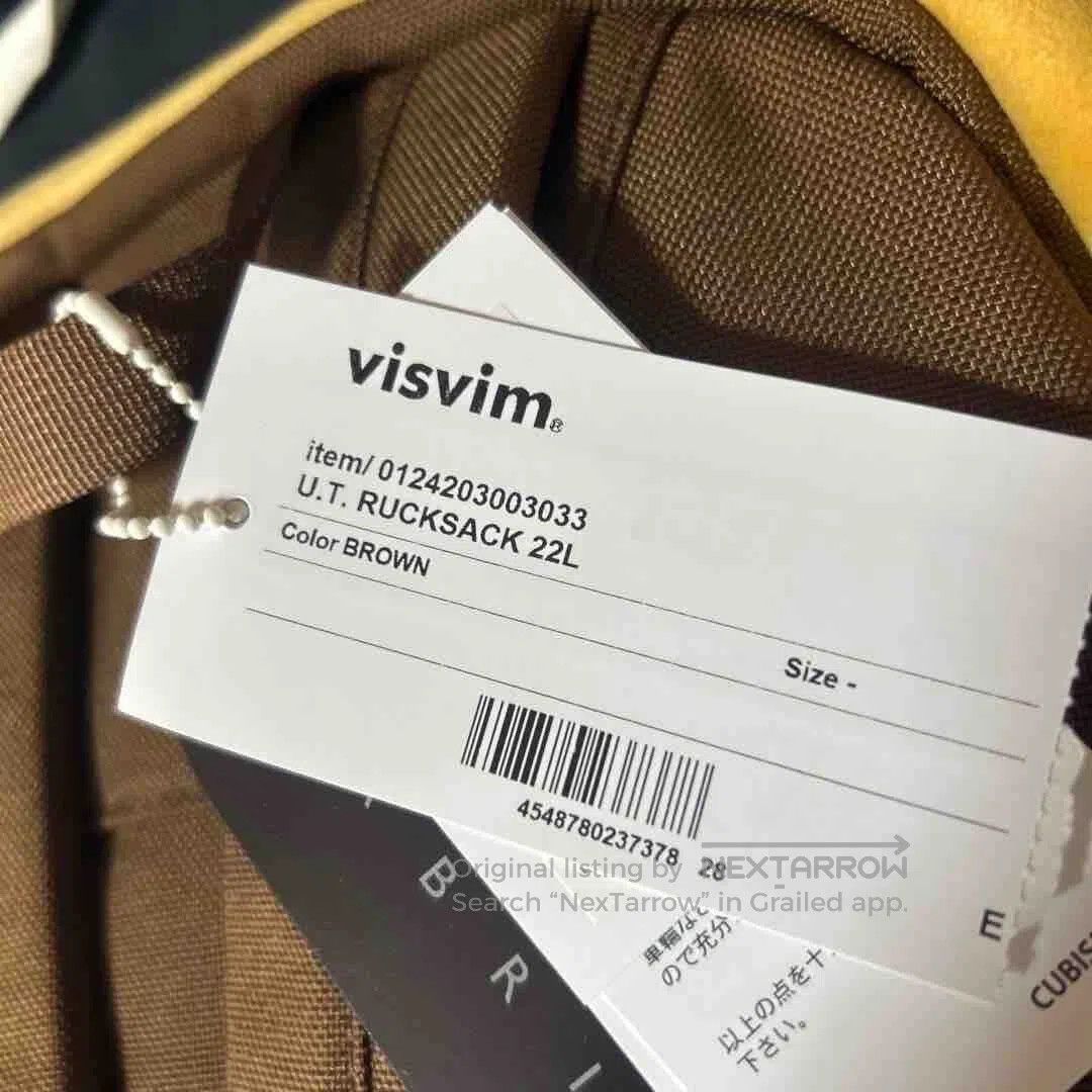 Visvim VISVIM U.T. Rucksack in Brown. Size ONE SIZE - 5 Thumbnail