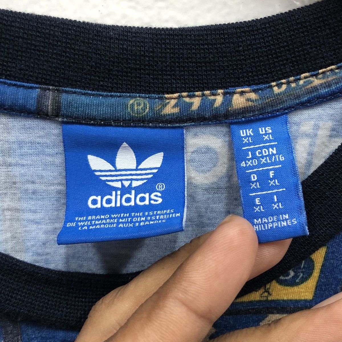 Adidas Adidas Originals TREFOIL Colorful T- Shirt Size US XL / EU 56 / 4 - 6 Thumbnail