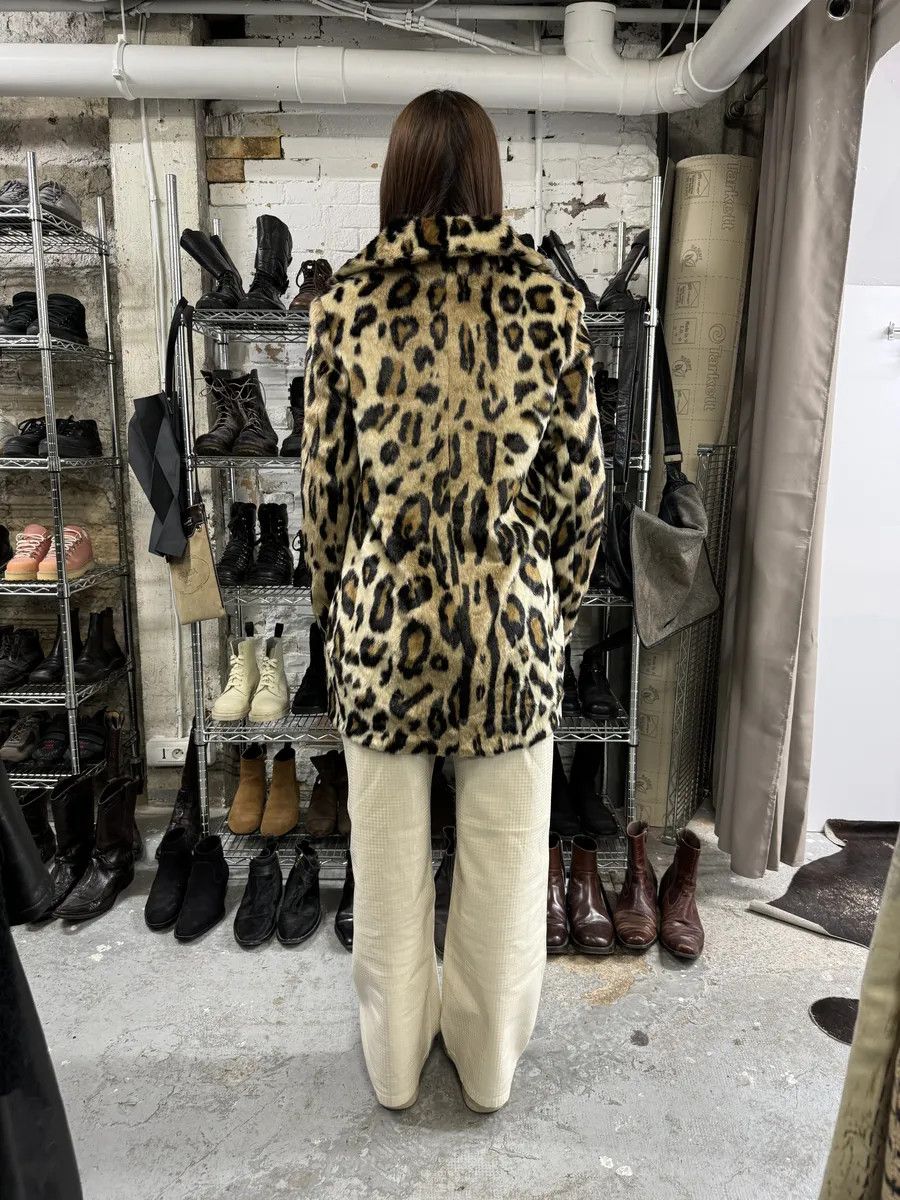 Armani 2000s Armani Fake Fur Leopard Long Jacket Size M / US 6-8 / IT 42-44 - 3 Thumbnail