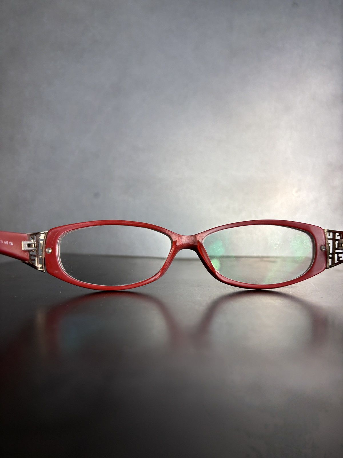 Fendi 2006 Fendi Glasses Vintage Frames F697 Red Y2K Oval Cat Eye Size ONE SIZE - 8 Thumbnail