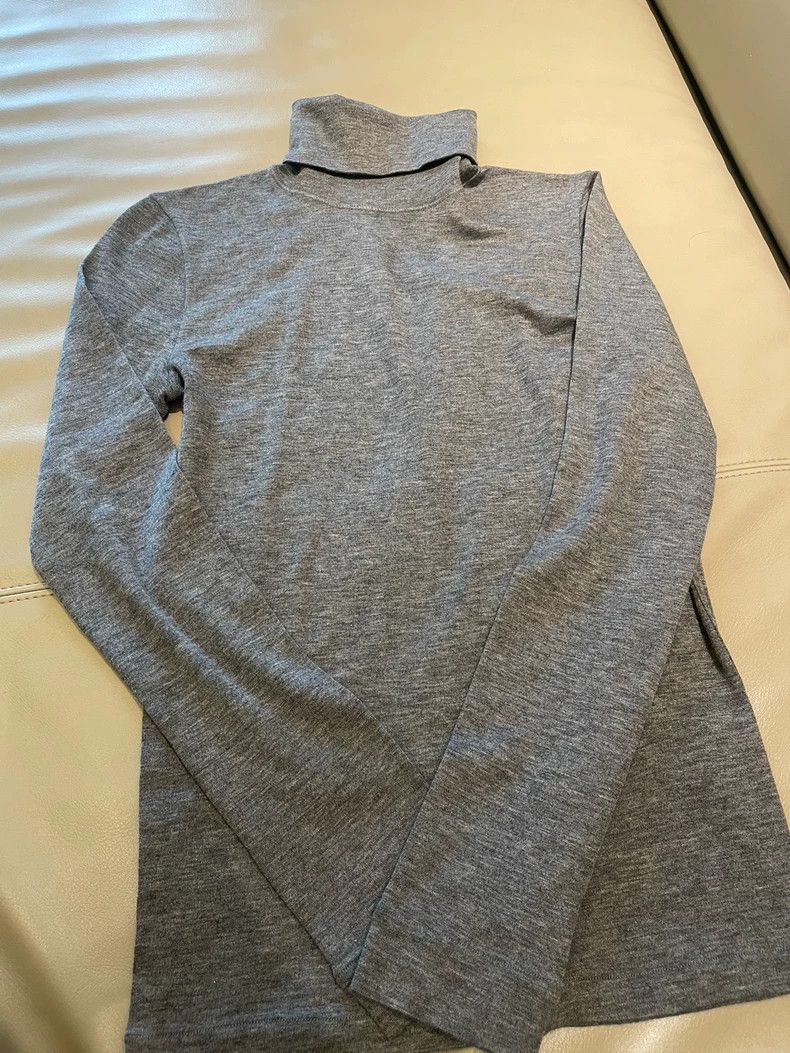 Loro Piana LORO PIANA Grey high collar cashmere sweater / base shirt Size XS / US 0-2 / IT 36-38 - 5 Thumbnail