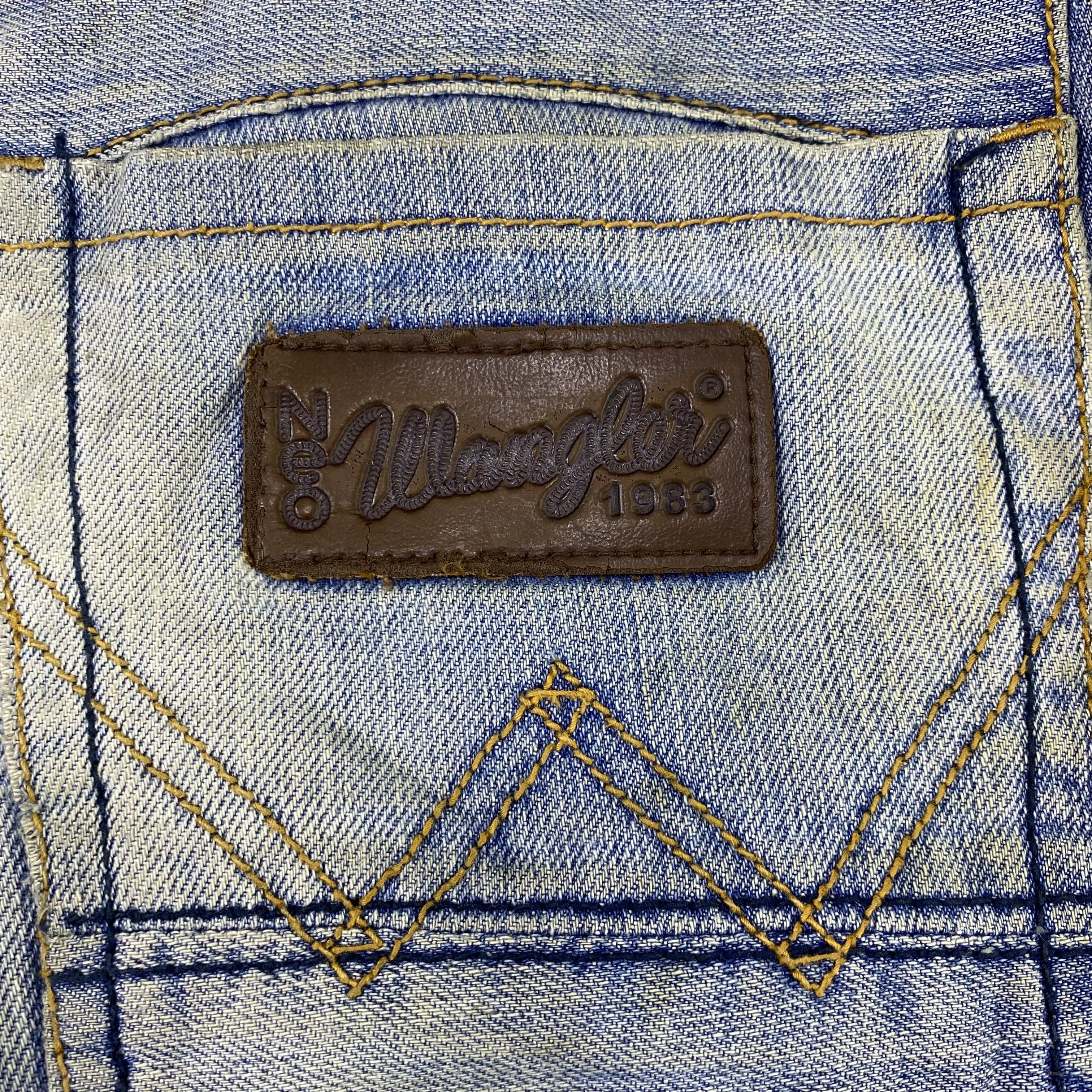 Jean × Vintage × Wrangler Vintage Wrangler Distressed Blue Wash Jean-J1189 Size US 32 / EU 48 - 7 Thumbnail