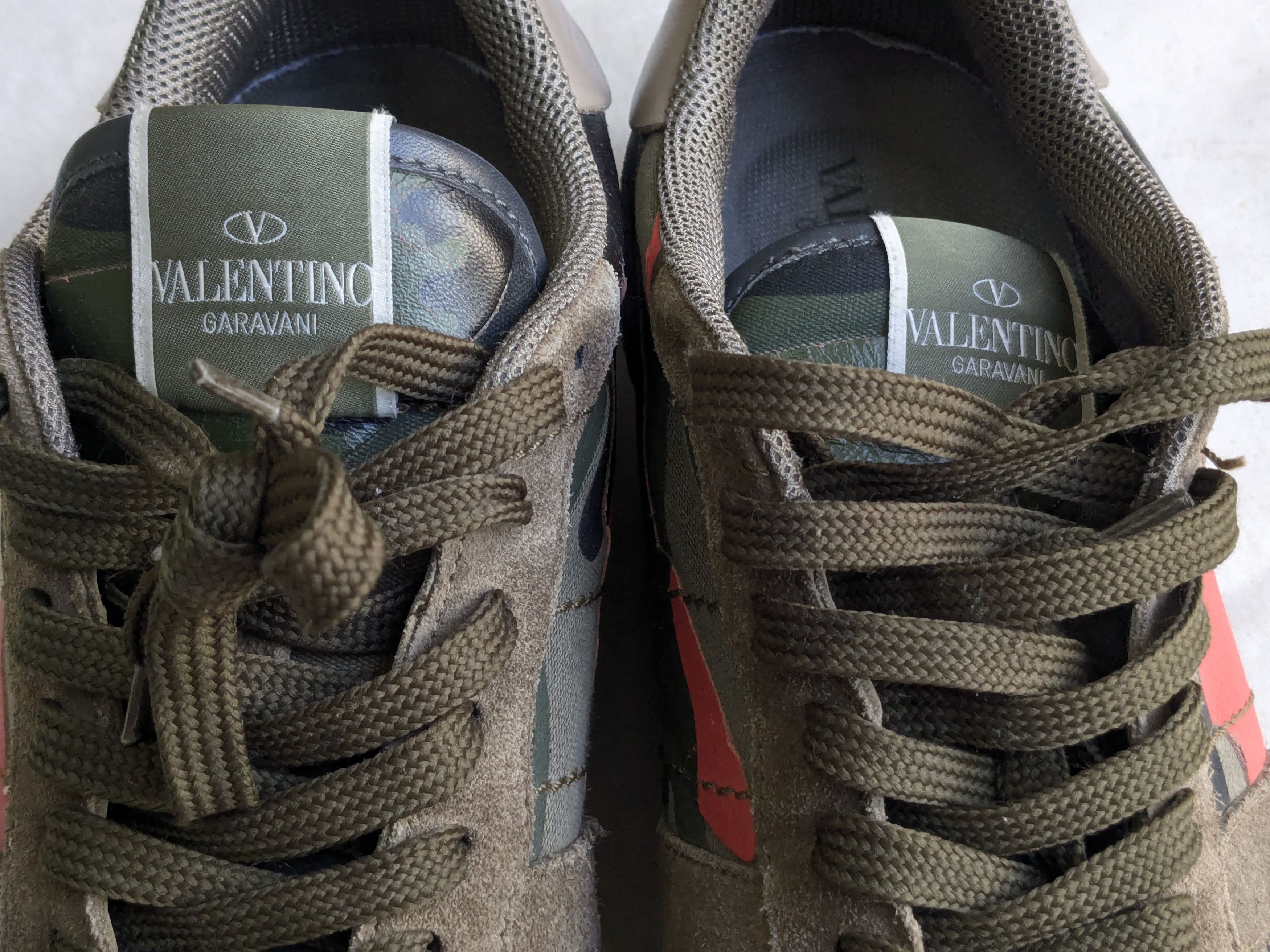 Valentino Valentino Rockstud Sneakers 11 44 Camo Size US 11 / EU 44 - 8 Thumbnail