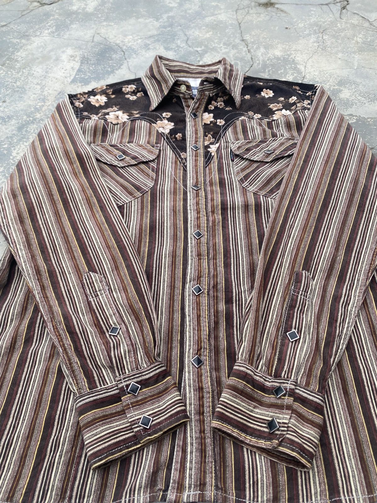 semanticdesign THINK PINK Corduroy Western Shirt Size US L / EU 52-54 / 3 - 4 Thumbnail