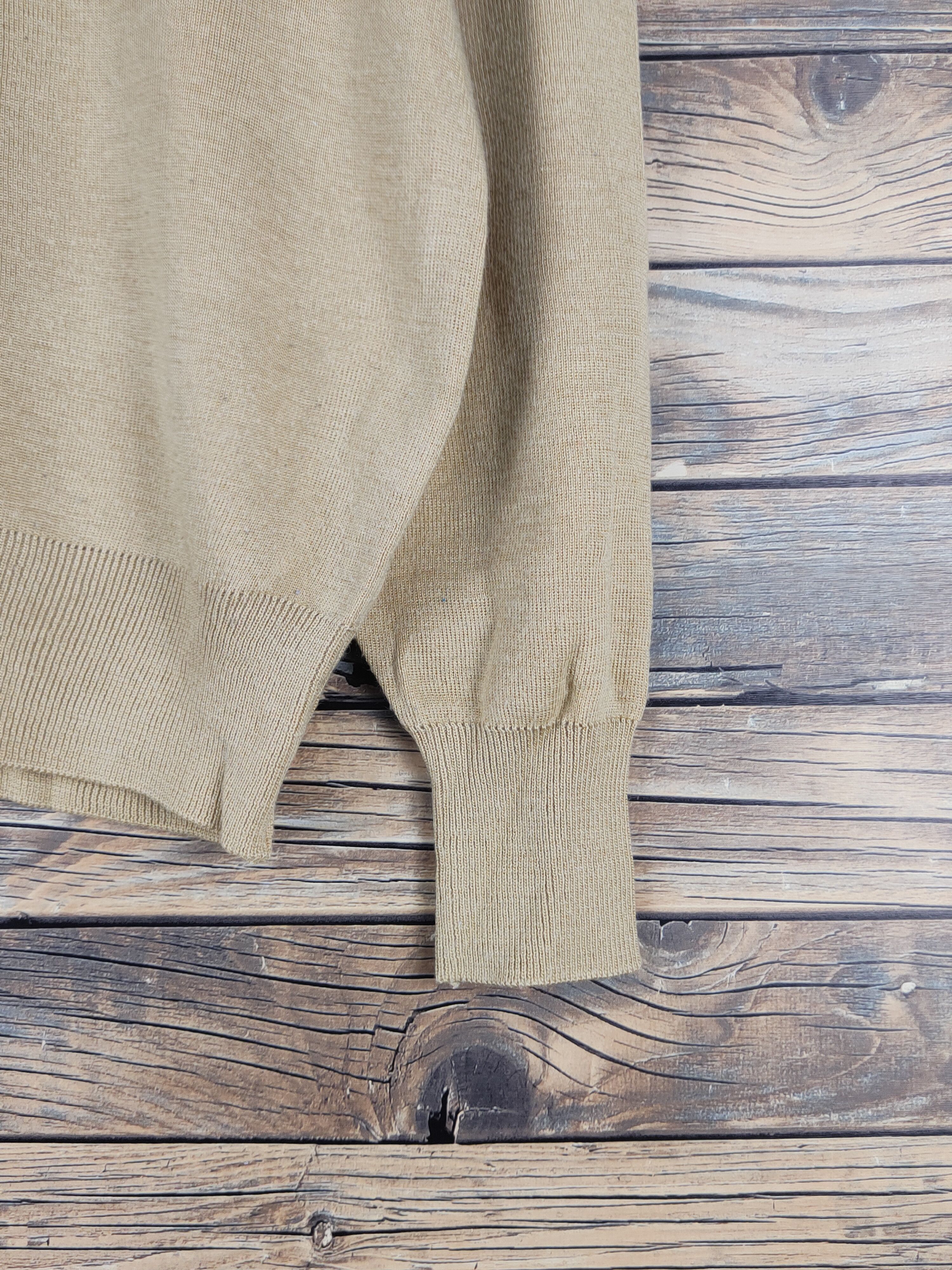 Vareuse Mustard Knitwear Crop Tops #W1364