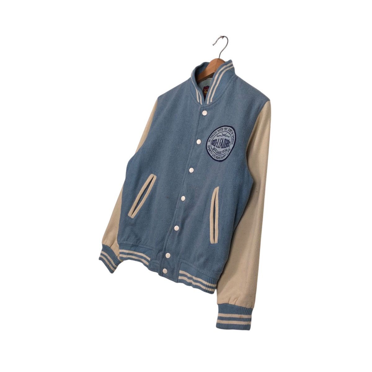 Japanese Brand × Vintage 📌Vintage Jumper Varsity Jacket Go Leaders Haward Big Logo Size US M / EU 48-50 / 2 - 3 Thumbnail