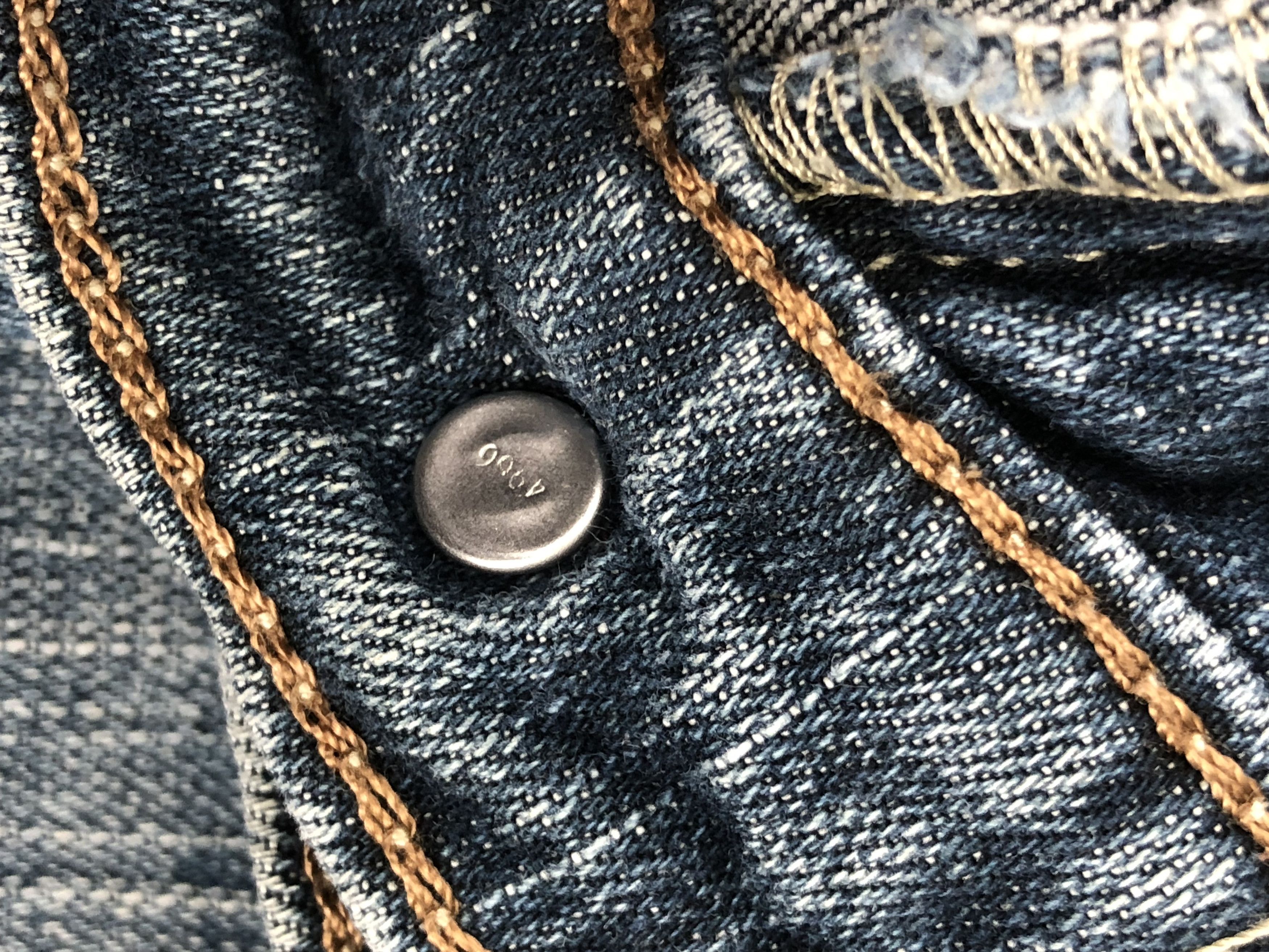 Levi's Vintage Levis 505 Blue Denim Jeans DPP0237 Size US 43 - 9 Thumbnail