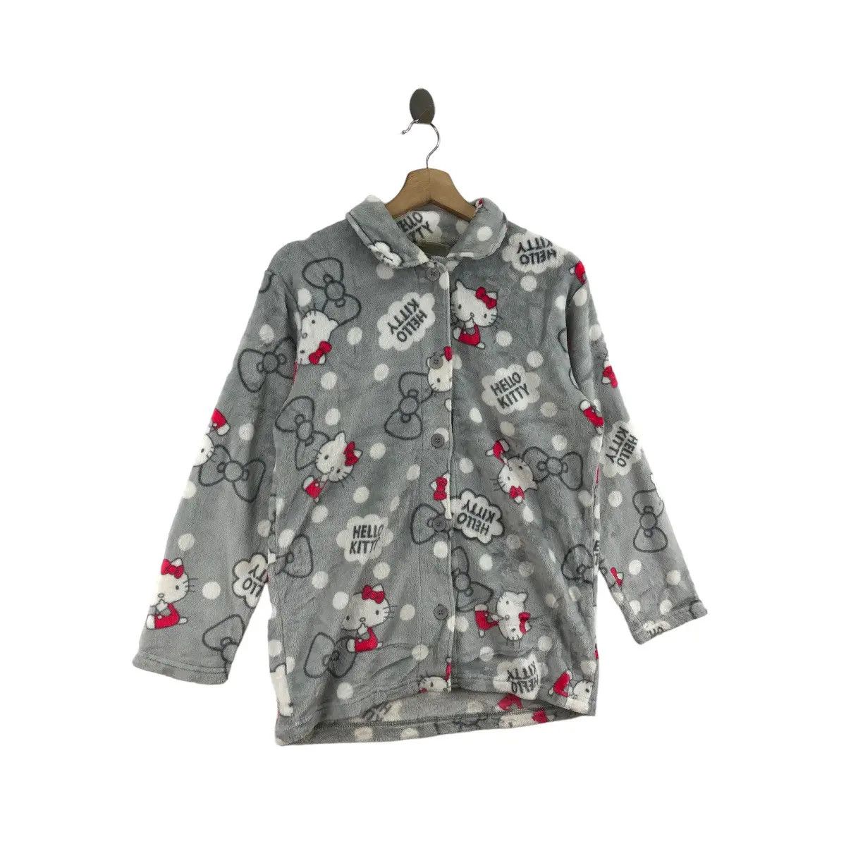 Vintage HELLO KITTY JAPAN All Over Print Night Wear Shirt Cartoon Size M / US 6-8 / IT 42-44 - 4 Thumbnail
