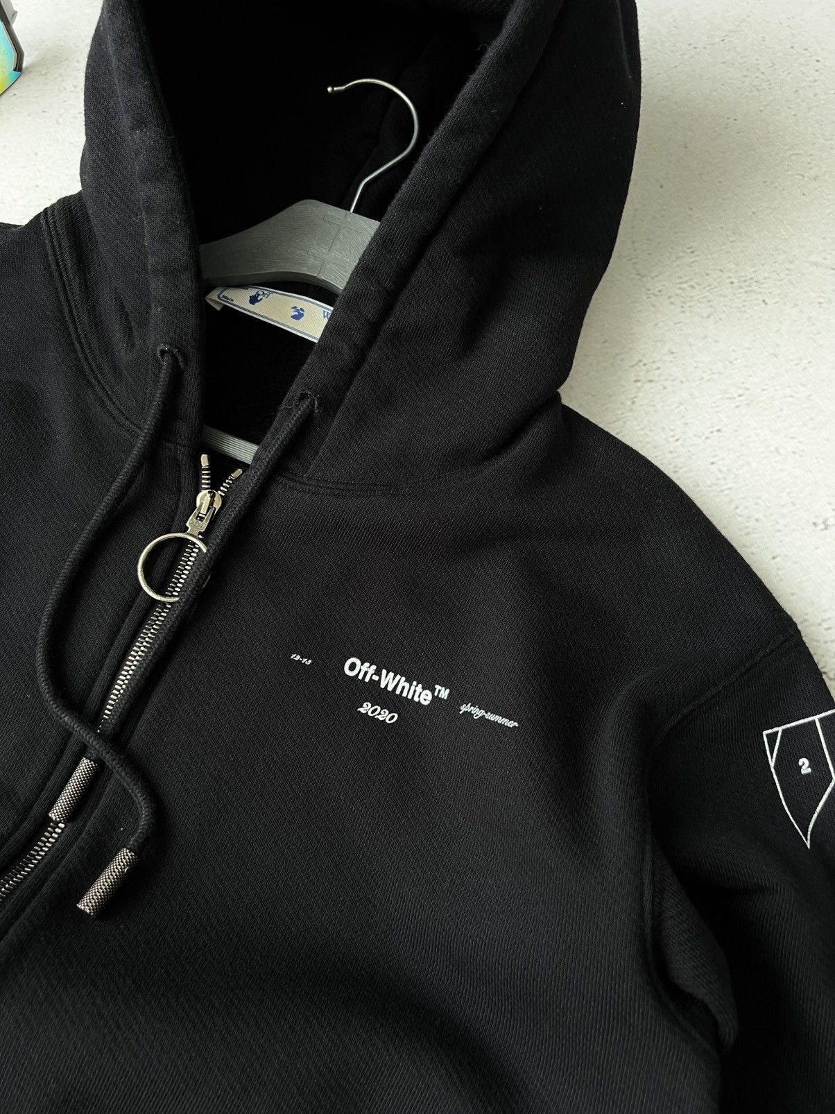 Off-White Off-White Puzzle Zip Hoodie Black M Women’s Rare Streetwear Size M / US 6-8 / IT 42-44 - 10 Thumbnail