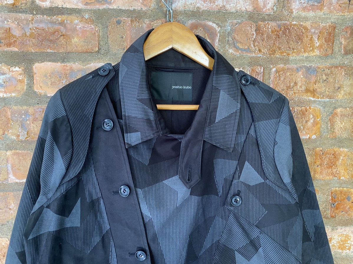 Japanese Brand × Yasuyuki Ishii × Yoshio Kubo 2000s Gradient triangle Camo asymmetrical Jacket Size US M / EU 48-50 / 2 - 3 Thumbnail
