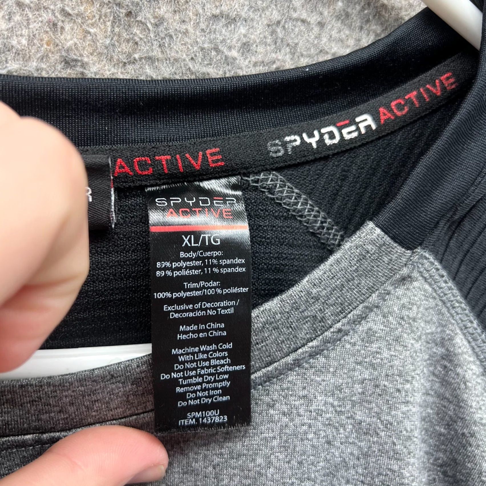 Spyder VINTAGE Spyder Sweatshirt Men XL Gray Crewneck Pullover Active Midweight All Seasons Logo Christmas? Size US XL / EU 56 / 4 - 5 Thumbnail