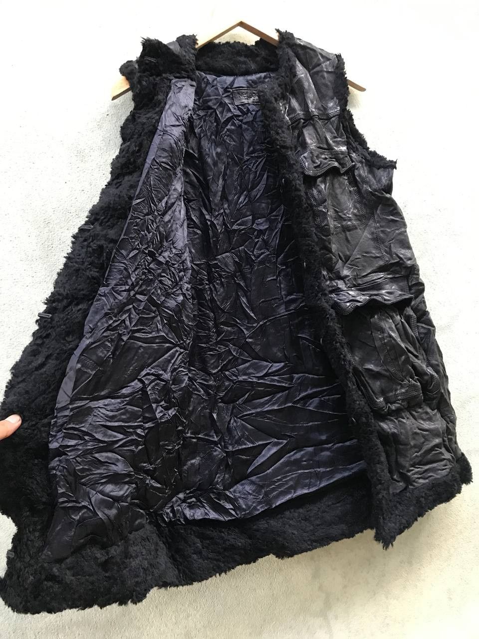 Neil Barrett NEIL BERRETT LEATHER FUR LEATHER JACKET Size M / US 6-8 / IT 42-44 - 3 Thumbnail