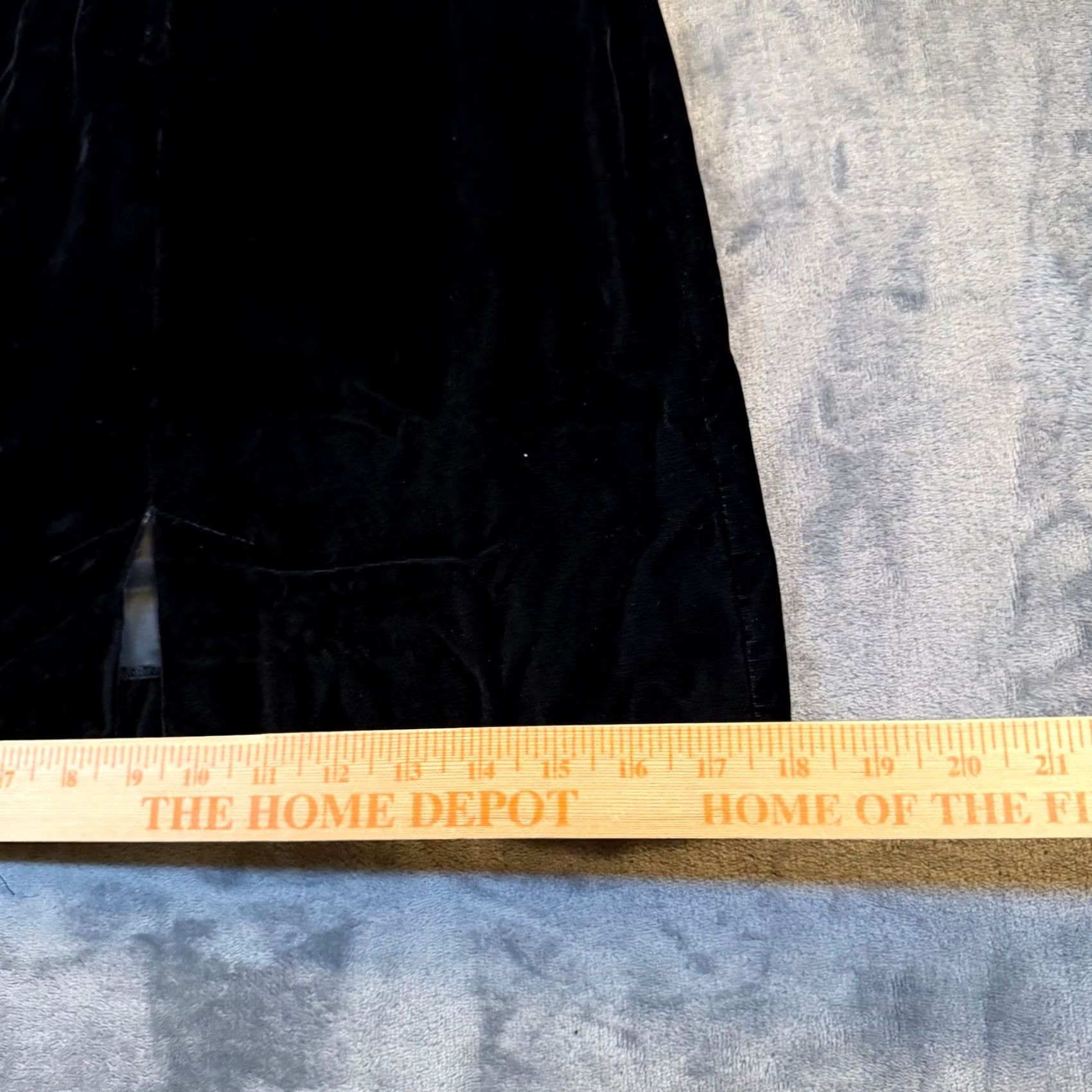 Velvet VINTAGE Barbara Barbara Petite Cocktail Dress Womens 6 Black White Velvet Satin Wiggle 1990s Eveningwear Mens Women Girls Size M / US 6-8 / IT 42-44 - 7 Thumbnail