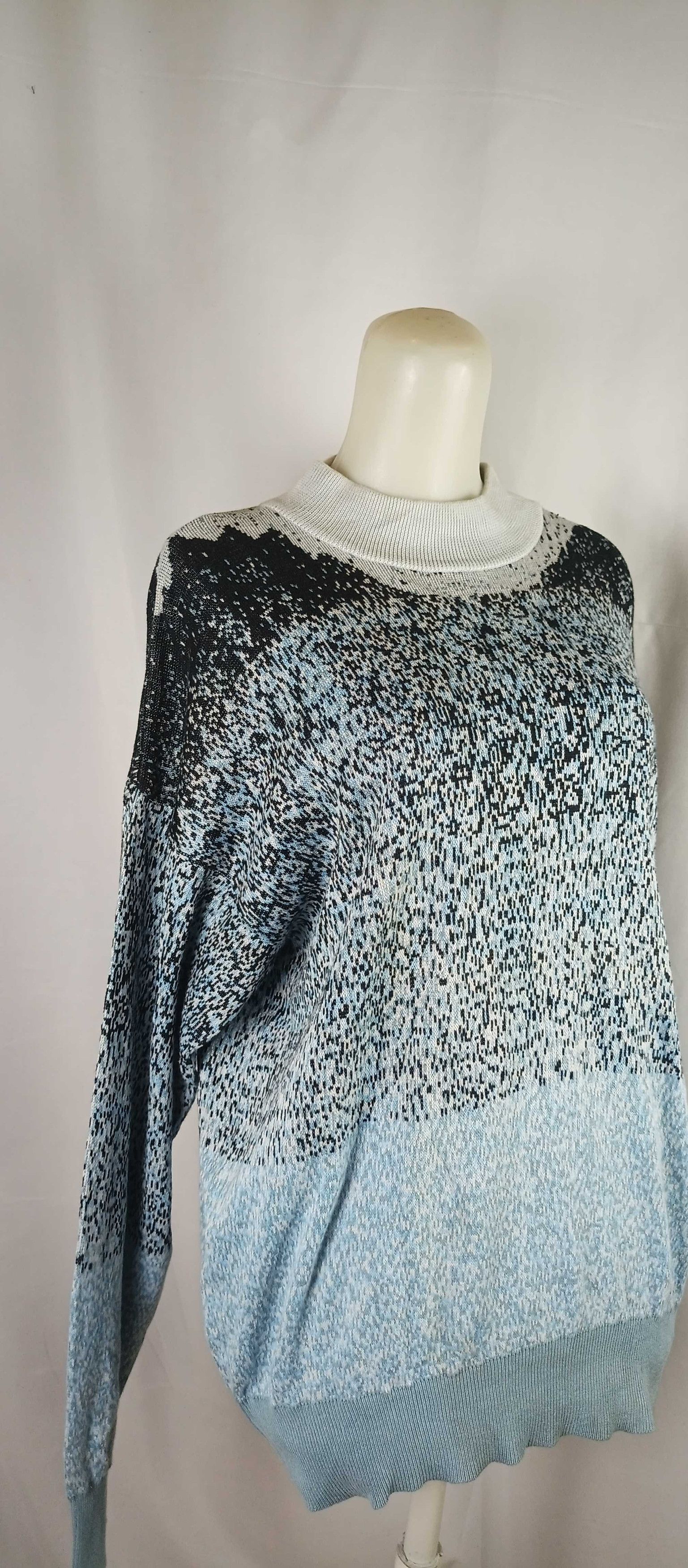 Designer × Kenzo KENZO PARIS Mix Color UNISEX Knit Sweater Jumper Neck Size L / US 10 / IT 46 - 2 Thumbnail