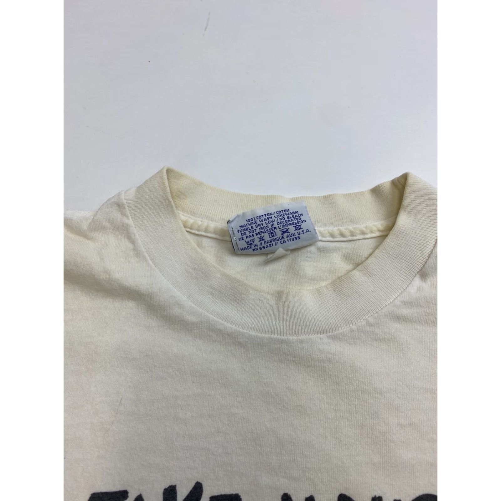 Reebok VINTAGE Reebok Soccer T Shirt Mens Medium White Take Your Best Shot Size US M / EU 48-50 / 2 - 4 Thumbnail