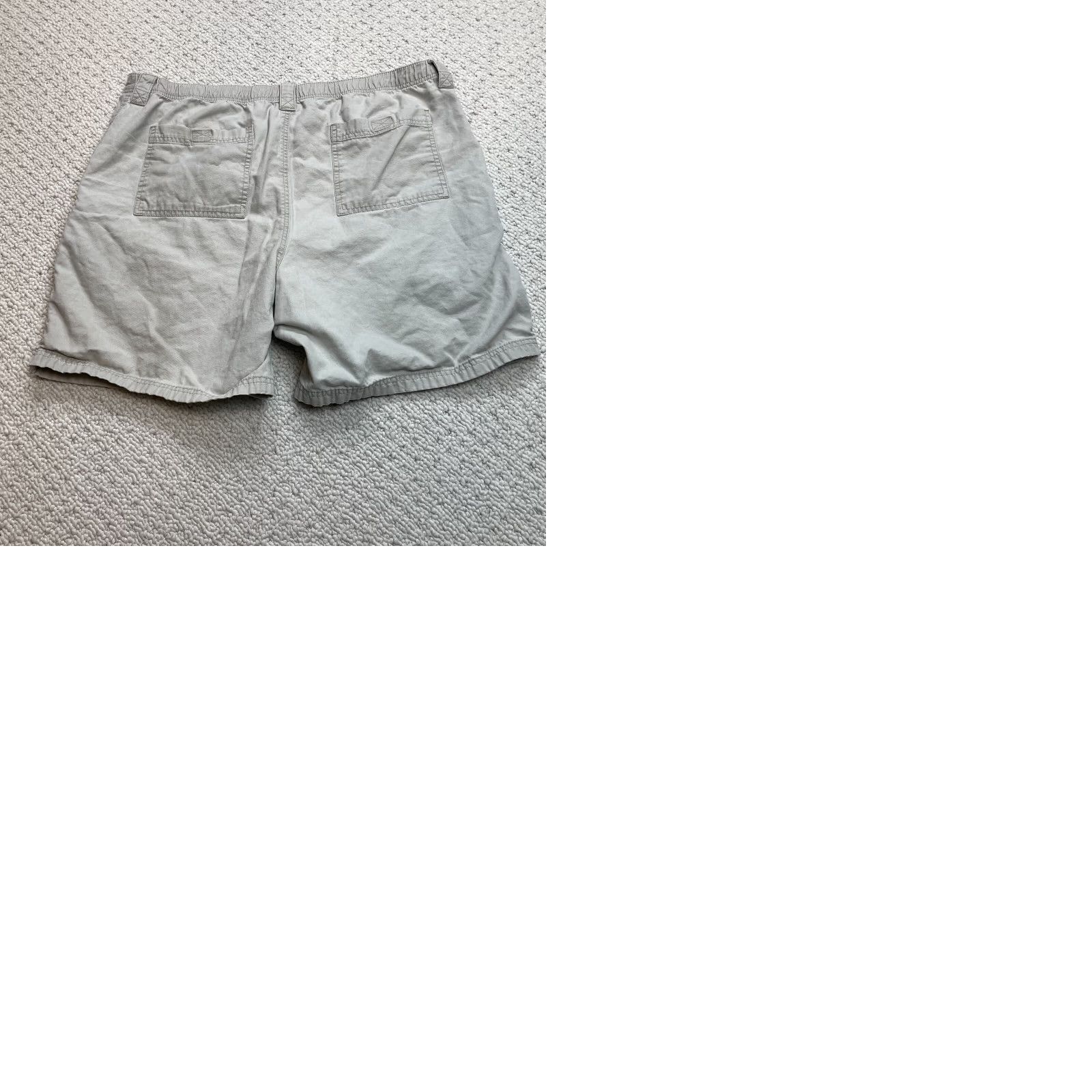 Vintage Unbranded Cargo Shorts Mens 42 Light Beige Pockets 7" Inseam Solid Stretch Size US 42 / EU 58 - 9 Thumbnail