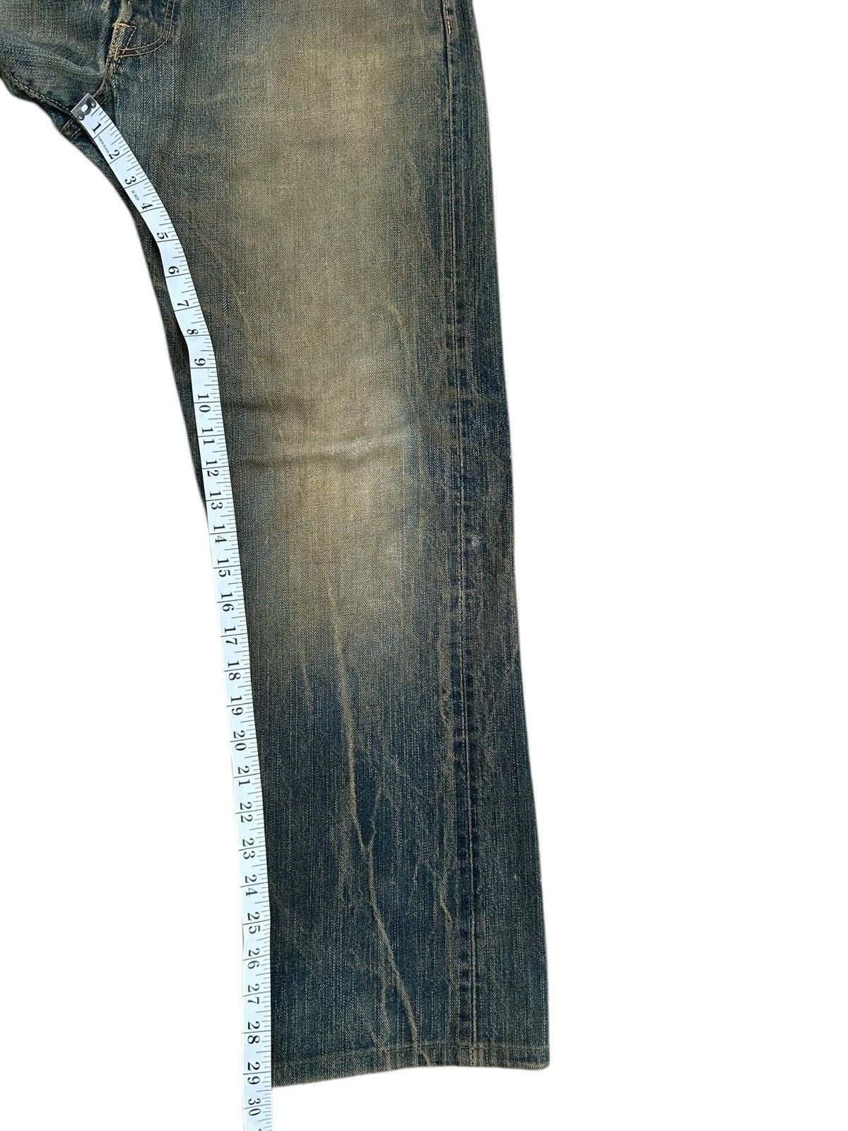 Kapital Rusty Vintage Edwin 505 BXX Selvedge Distressed Denim Jeans Size US 36 / EU 52 - 24 Thumbnail