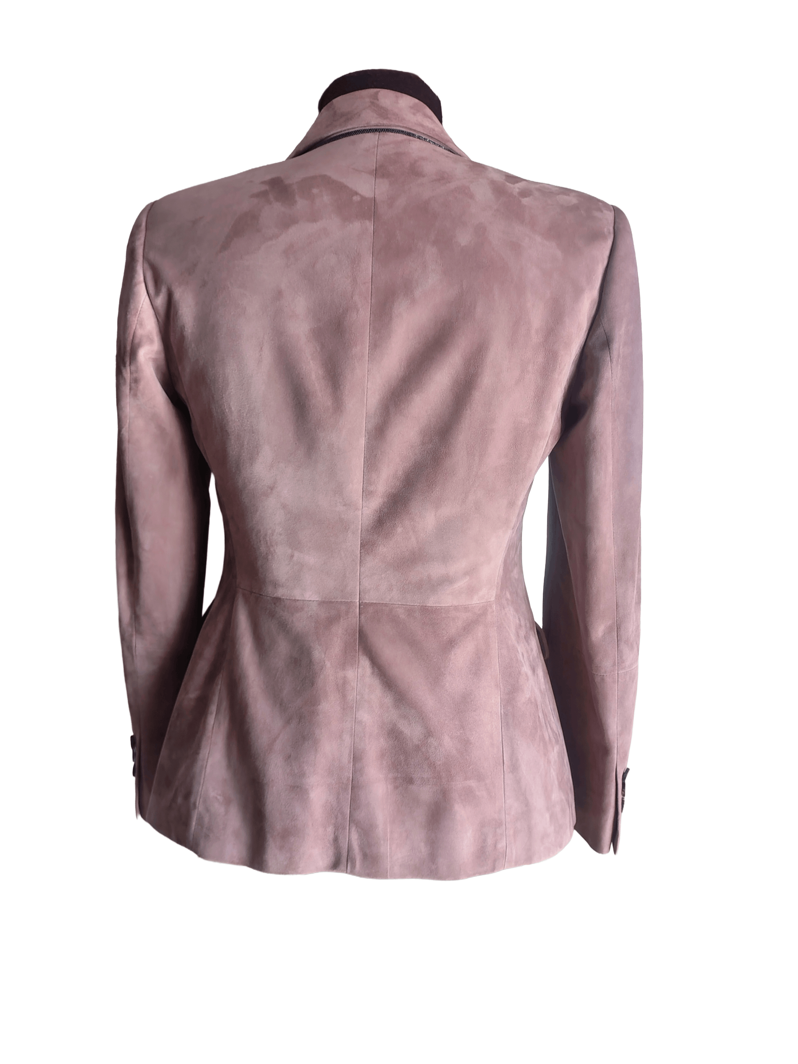 Brunello Cucinelli Brunello Cucinelli Suede Leather Blazer Jacket IT 42 Size M / US 6-8 / IT 42-44 - 2 Thumbnail